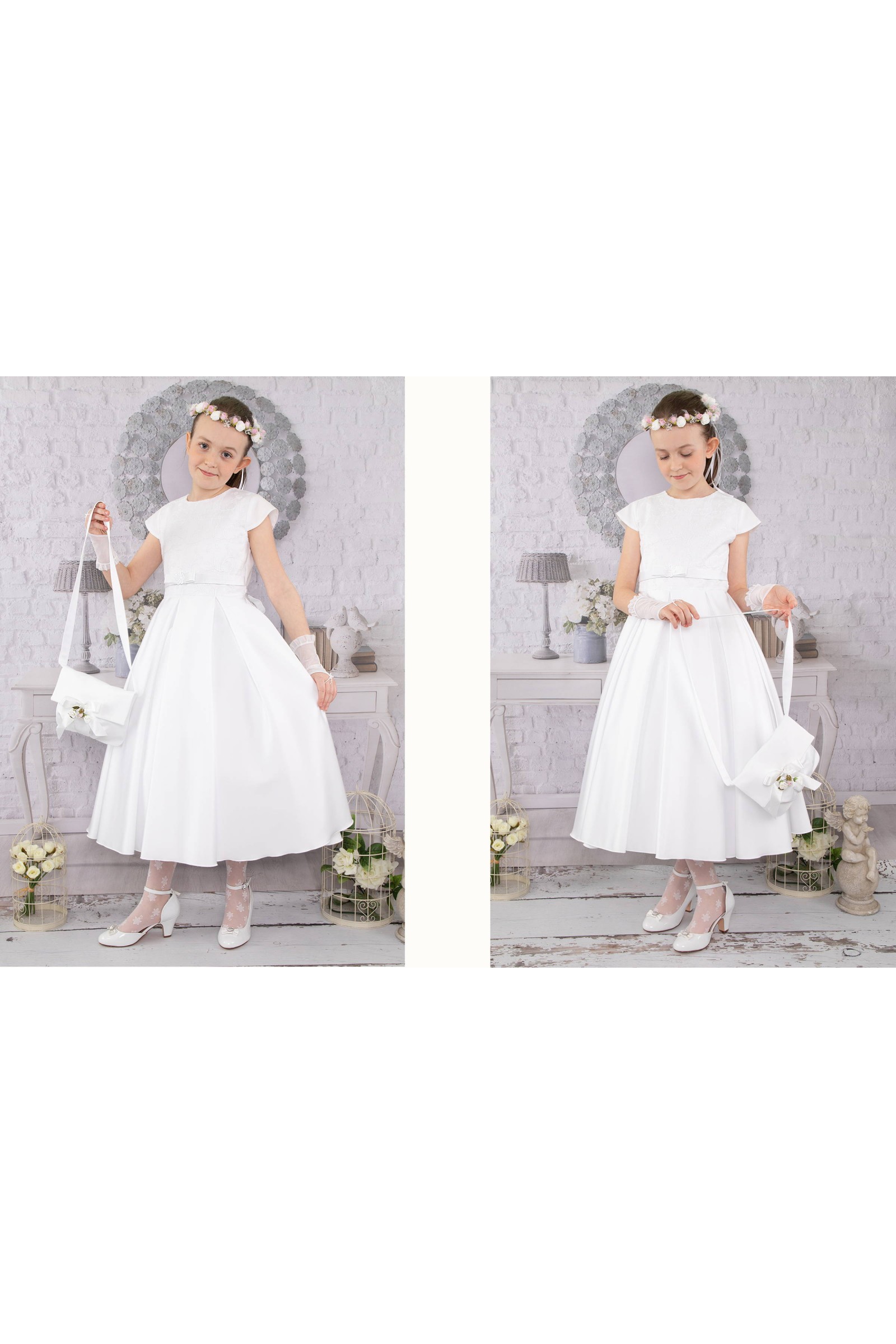 Elegancka sukienka komunijna T11/EL - obraz 3