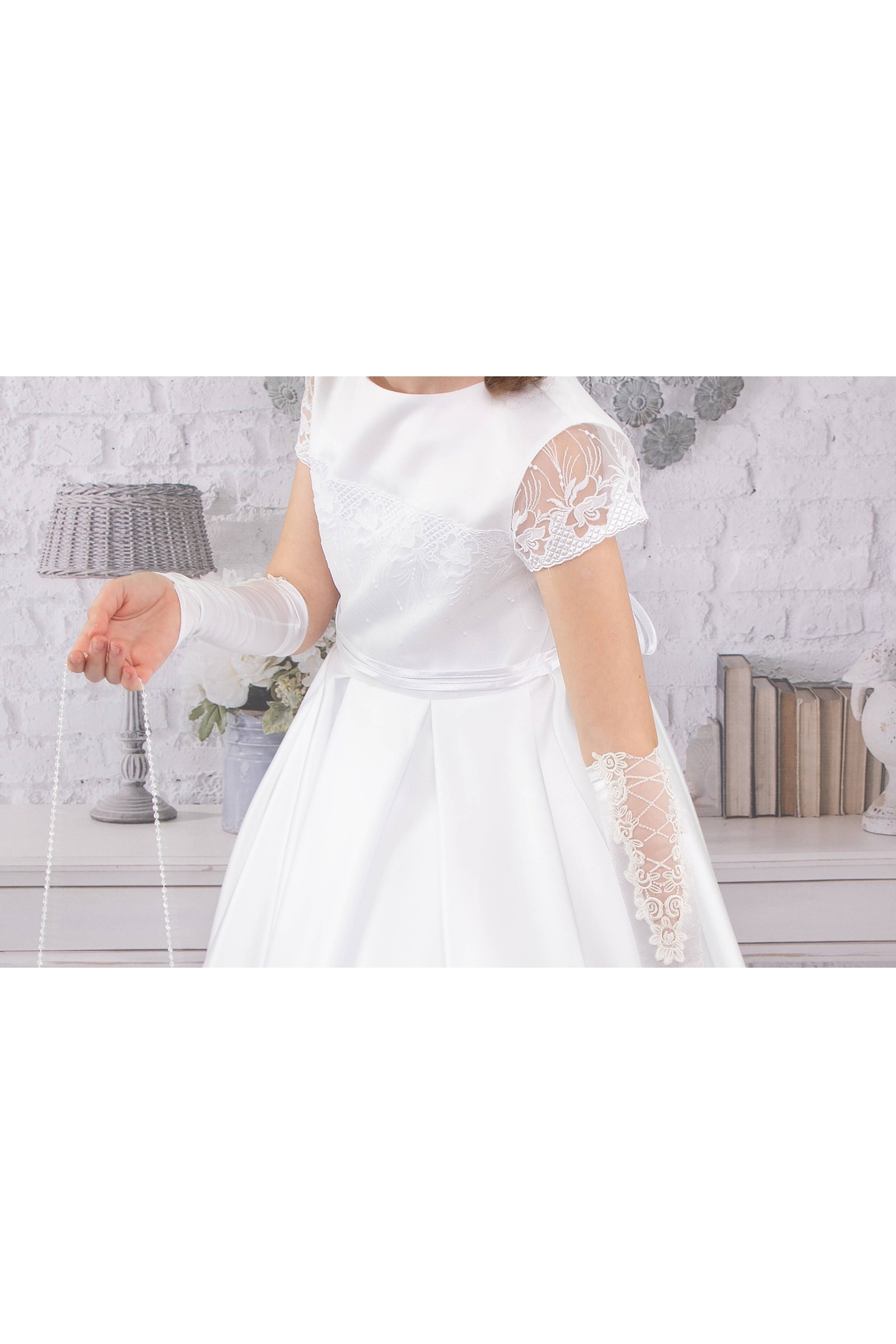 Elegancka sukienka komunijna T10/EL - obraz 4