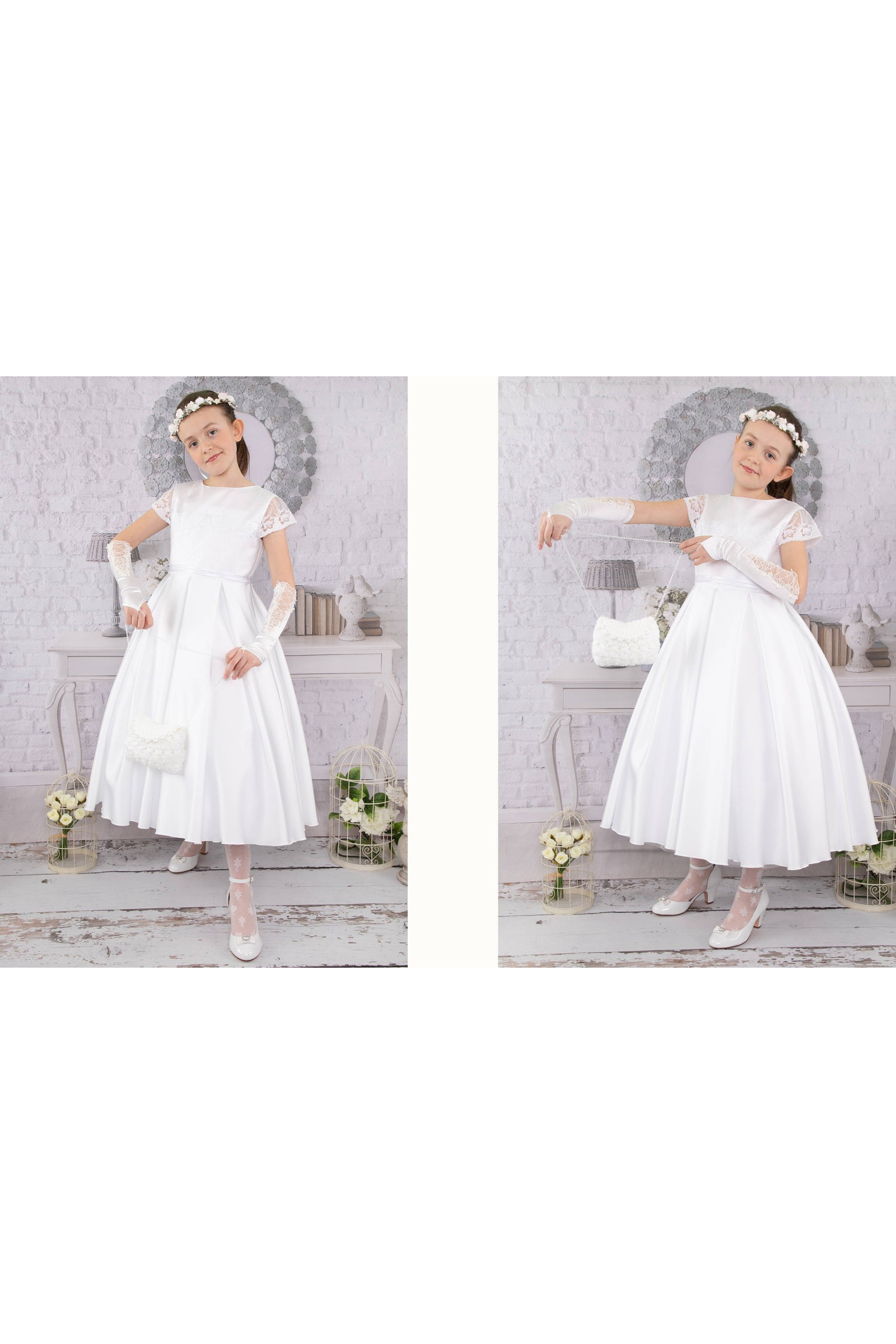 Elegancka sukienka komunijna T10/EL - obraz 5