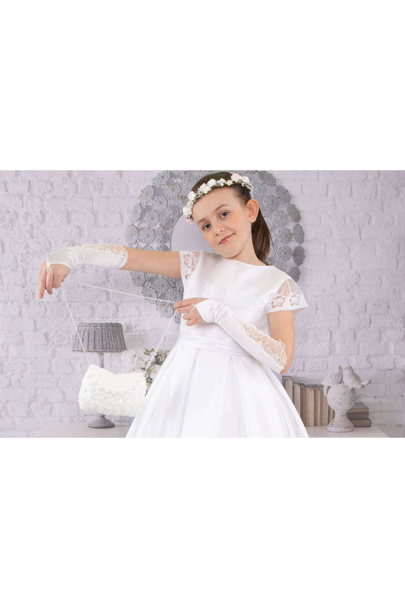 Elegancka sukienka komunijna T10/EL - obraz 6