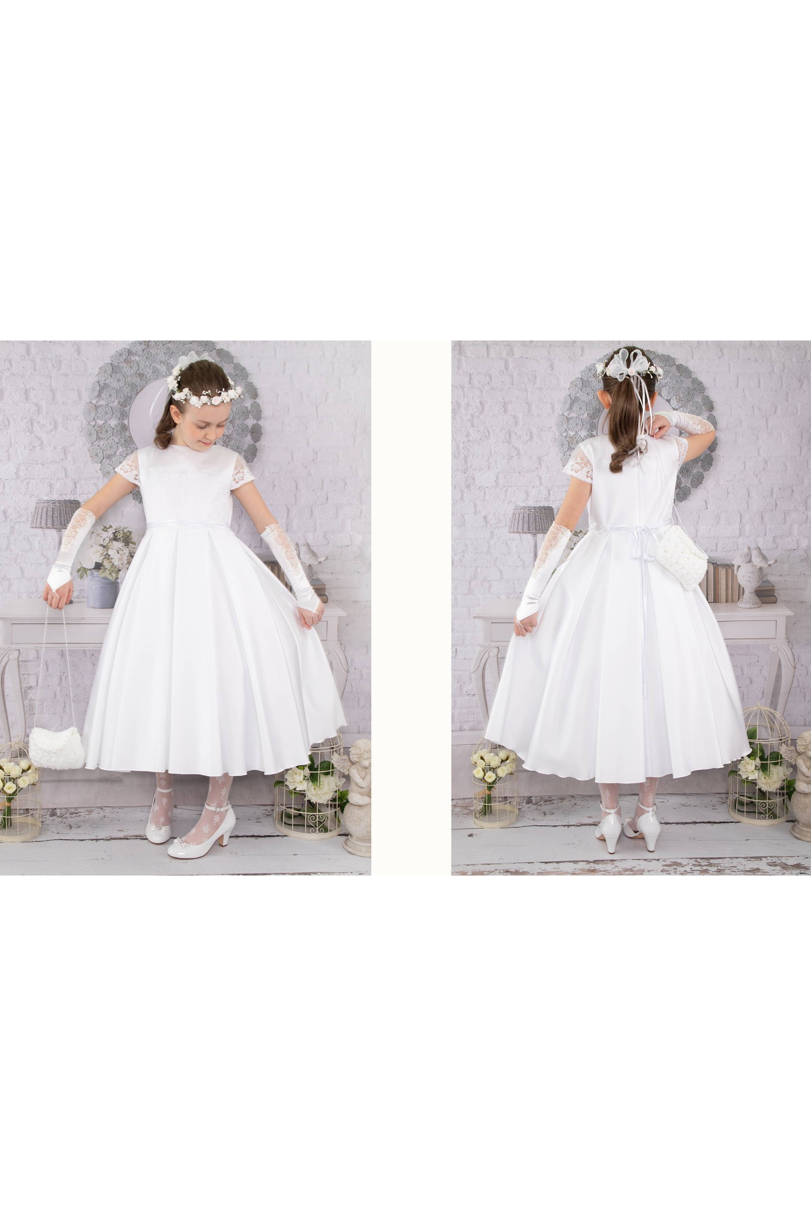 Elegancka sukienka komunijna T10/EL - obraz 7