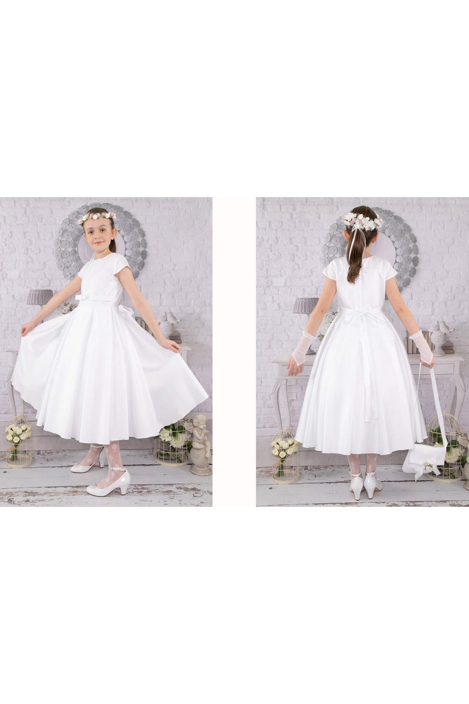 Elegancka sukienka komunijna T11/EL - obraz 7