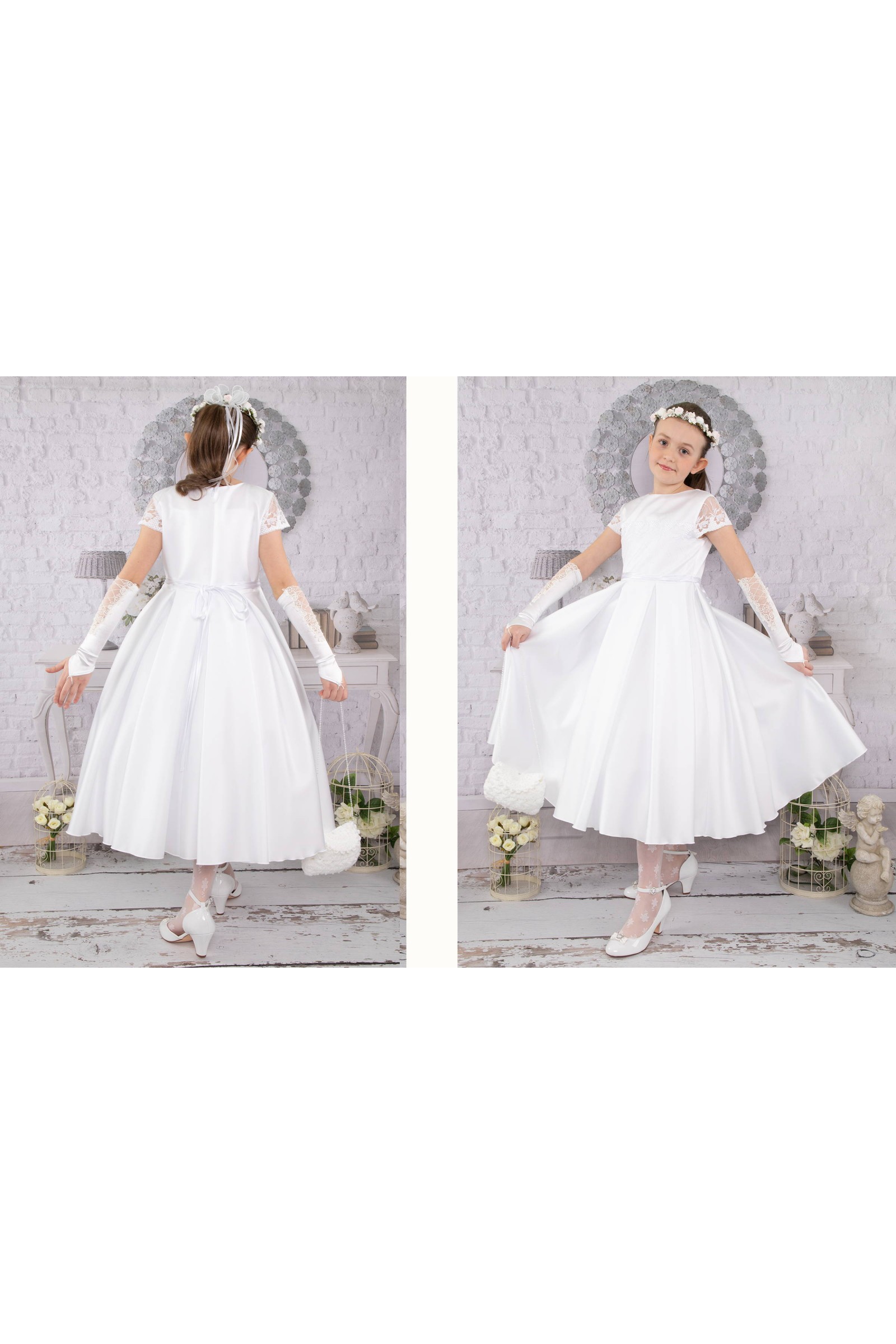 Elegancka sukienka komunijna T10/EL - obraz 8