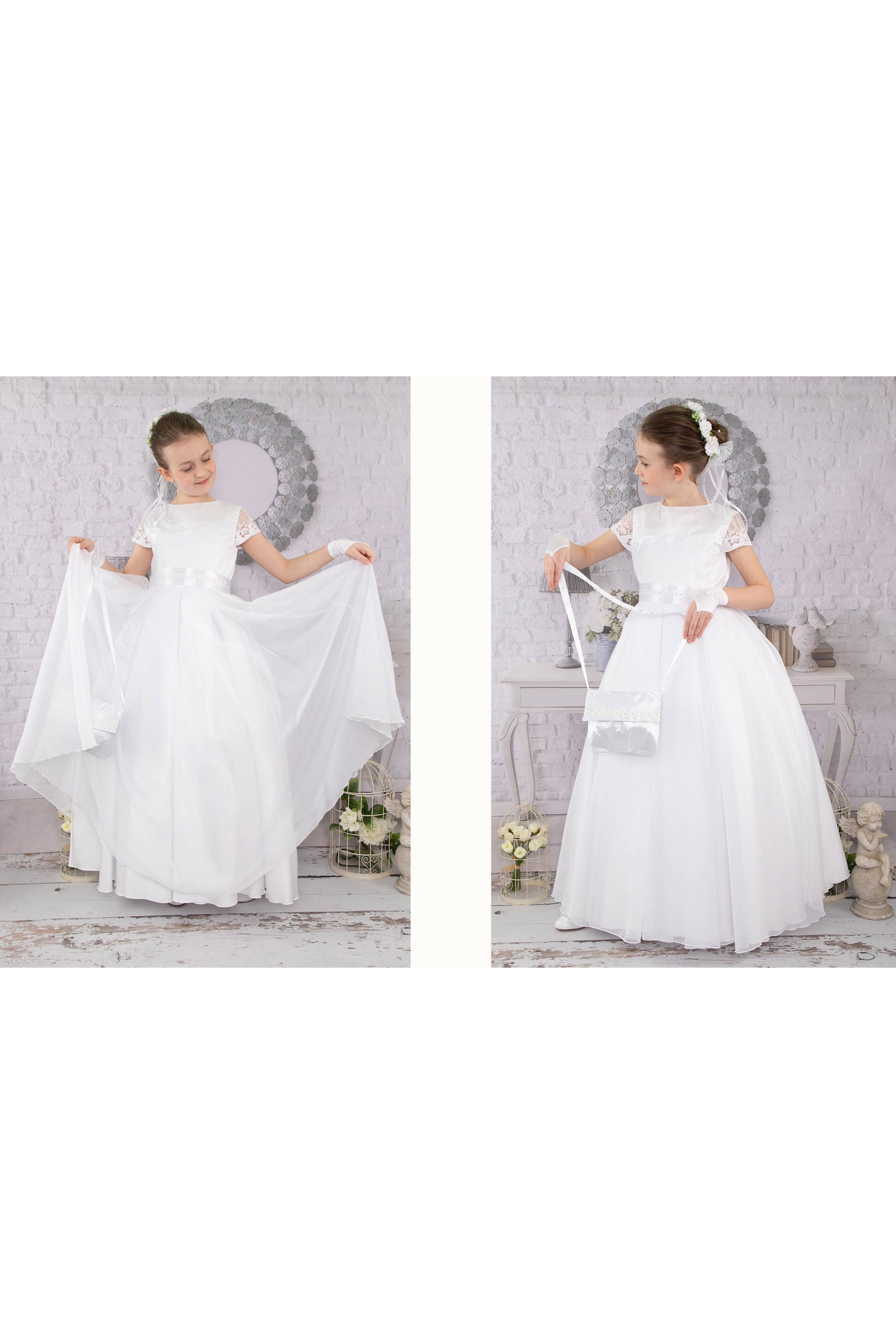 Elegancka sukienka komunijna T12/EL - obraz 4