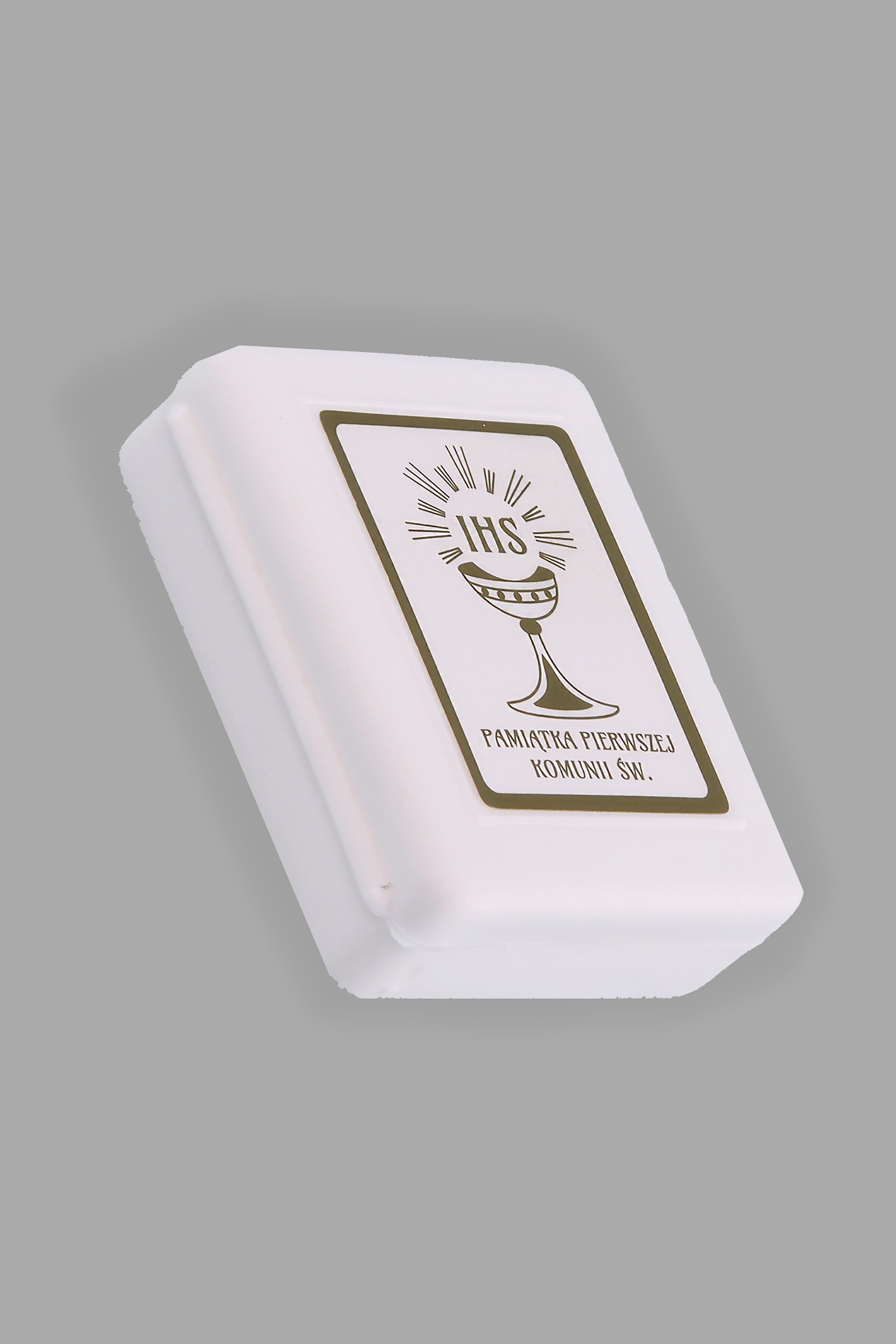 Pudełko komunijne na różaniec czarne PM/bp - obraz 0