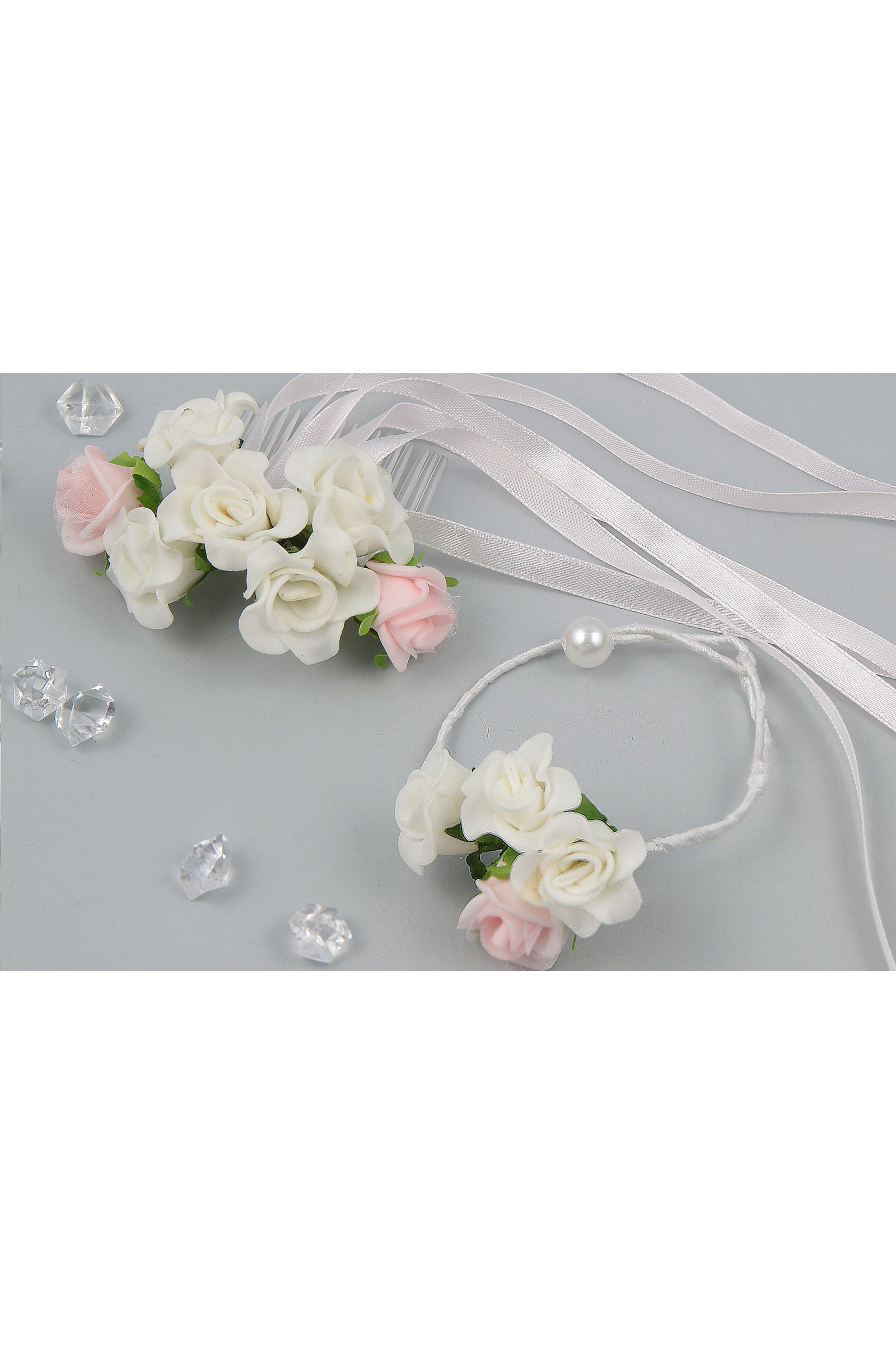 Grzebyk komunijny z bransoletką jak żywy GPŻ14 - obraz 2