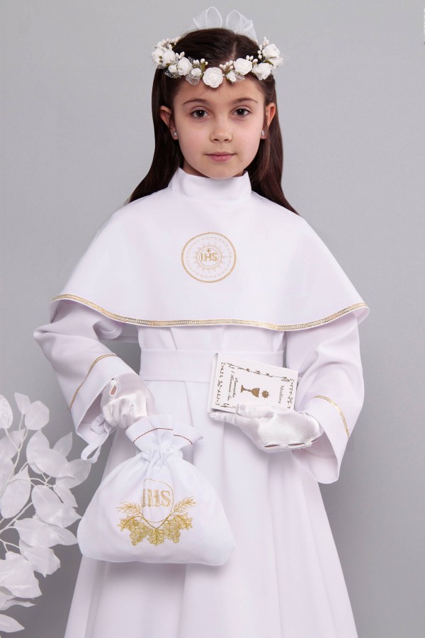 Alba komunijna 1/RS - sukieneczkowa - niestandardowy