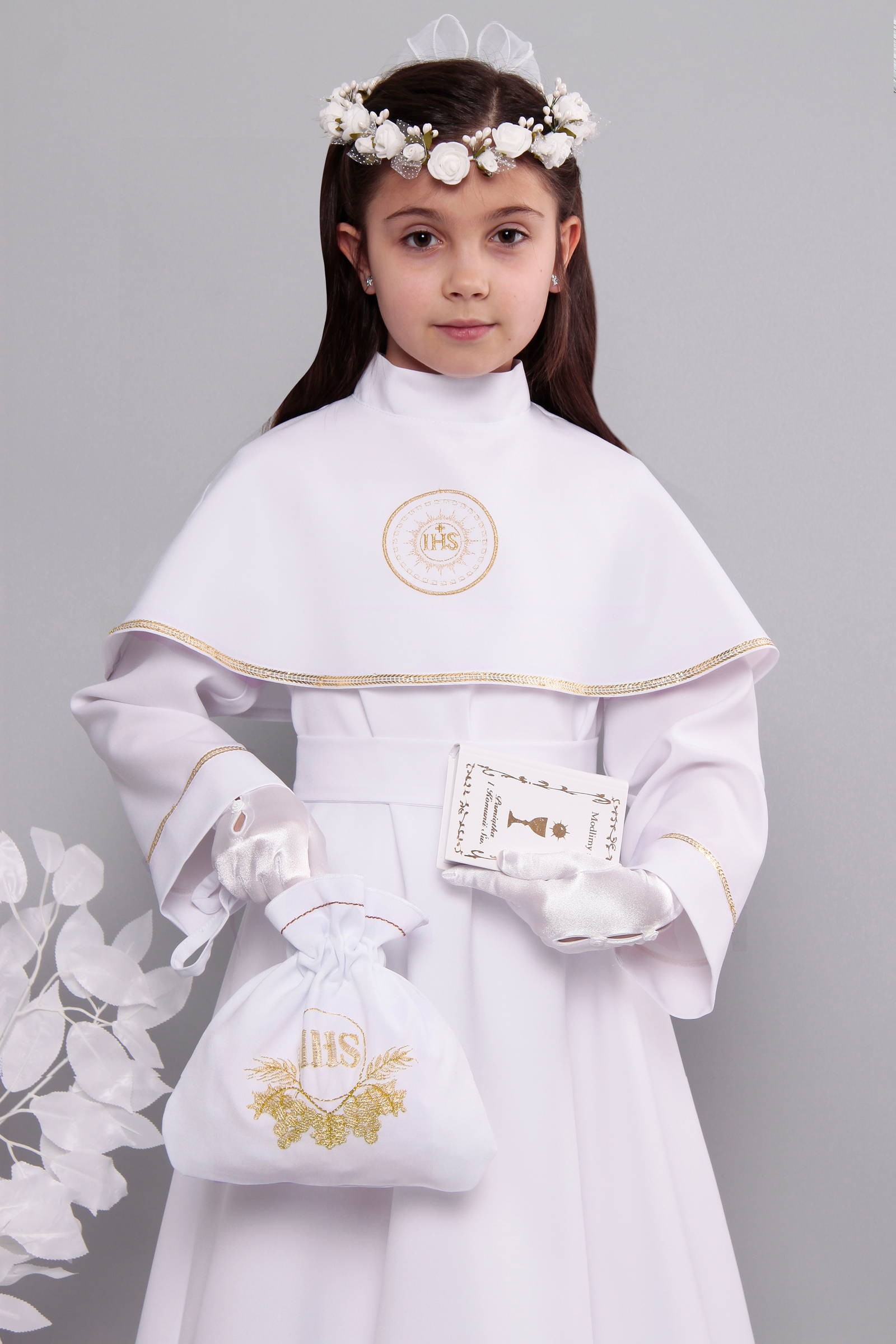 Alba komunijna 1/RS - sukieneczkowa - niestandardowy - obraz 0