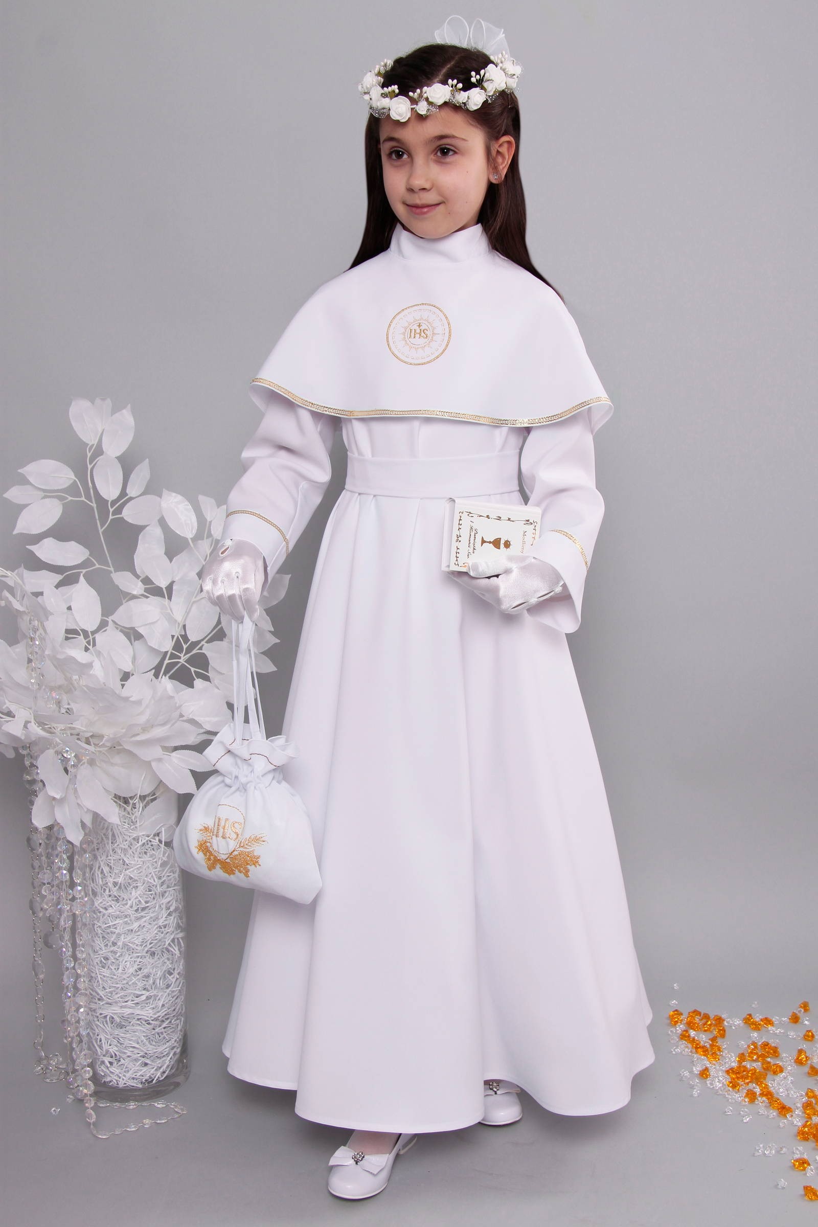 Alba komunijna 1/RS - sukieneczkowa - niestandardowy - obraz 5