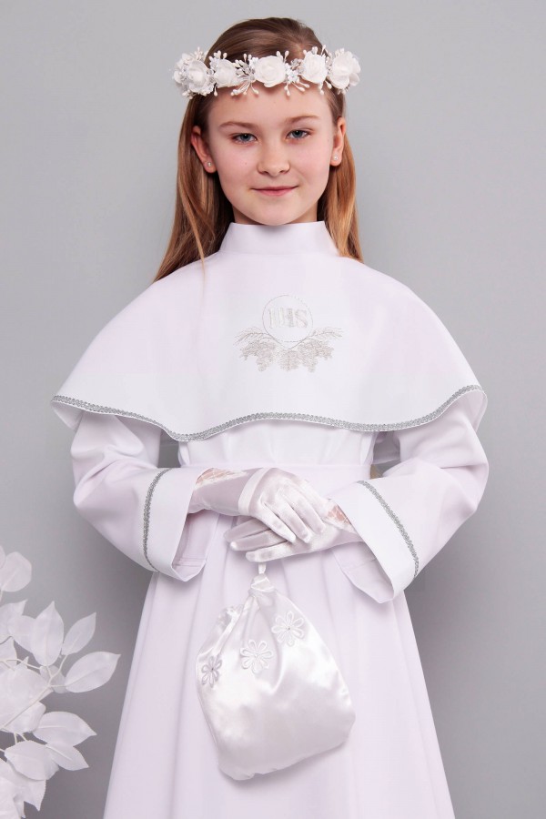 Alba komunijna 3/RS - sukieneczkowa - niestandardowy