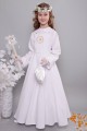 Alba komunijna 7/RS - sukieneczkowa - niestandardowy - obraz 3
