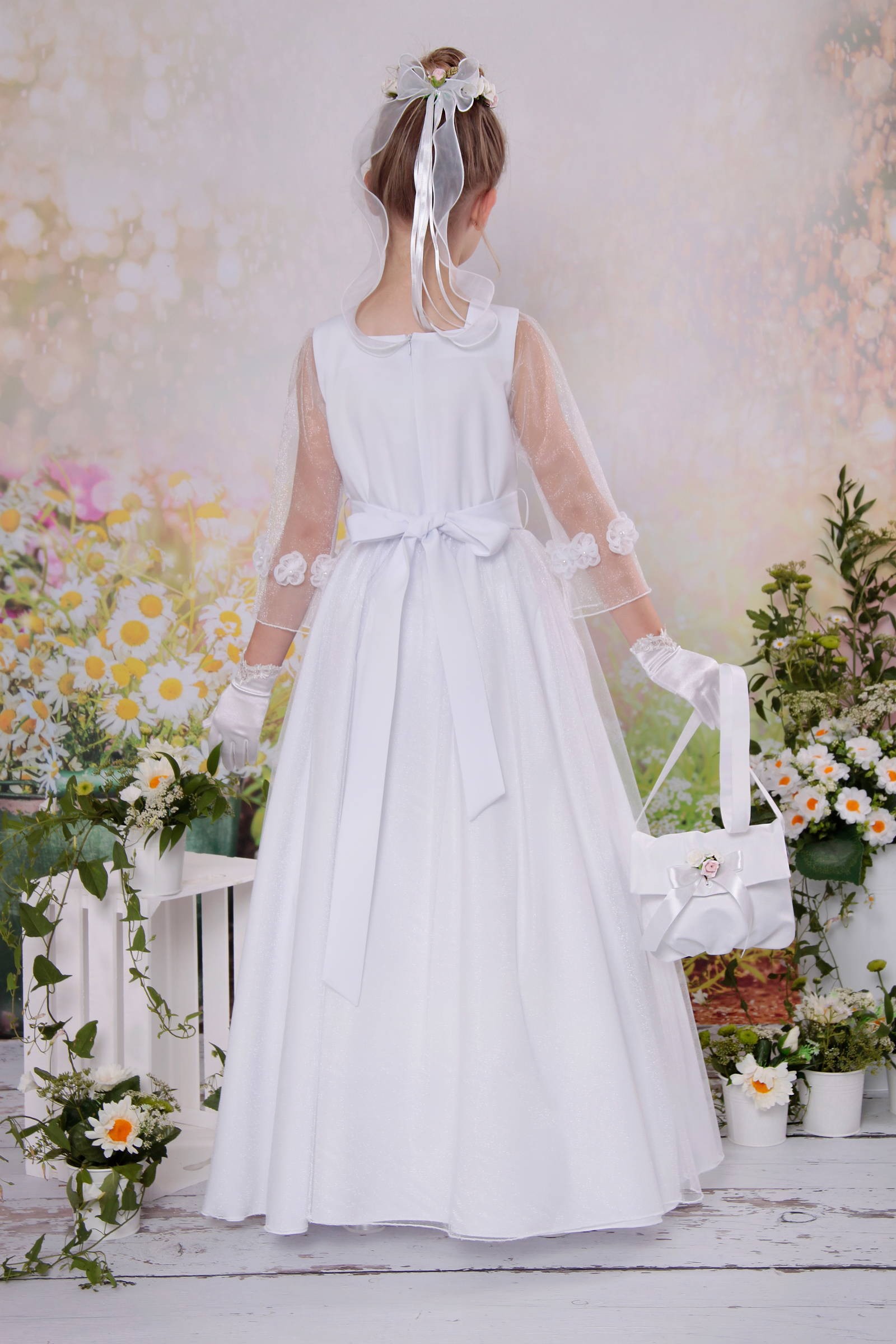 Sukienka komunijna klasyczna 17/SK - obraz 5