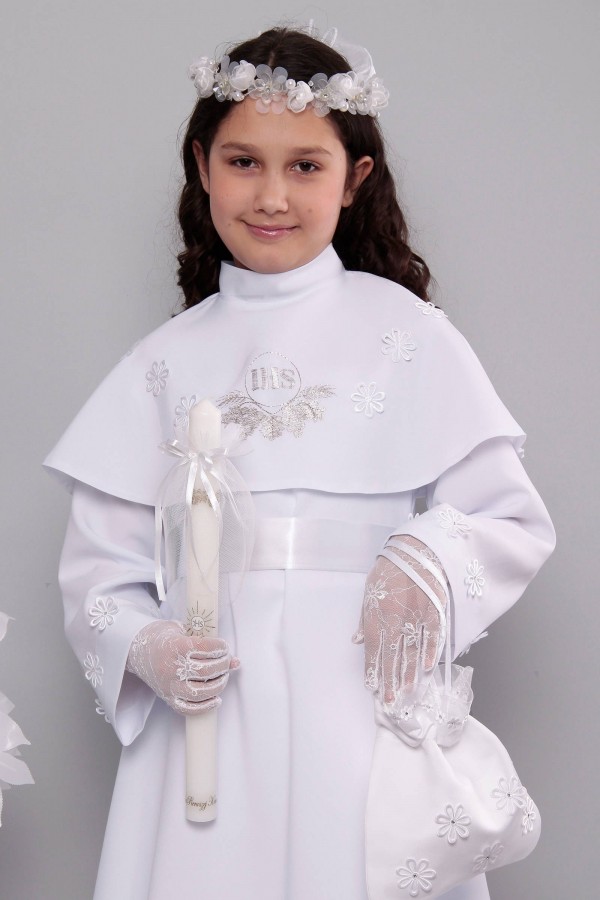 Alba komunijna 19/RS - sukieneczkowa - niestandardowy