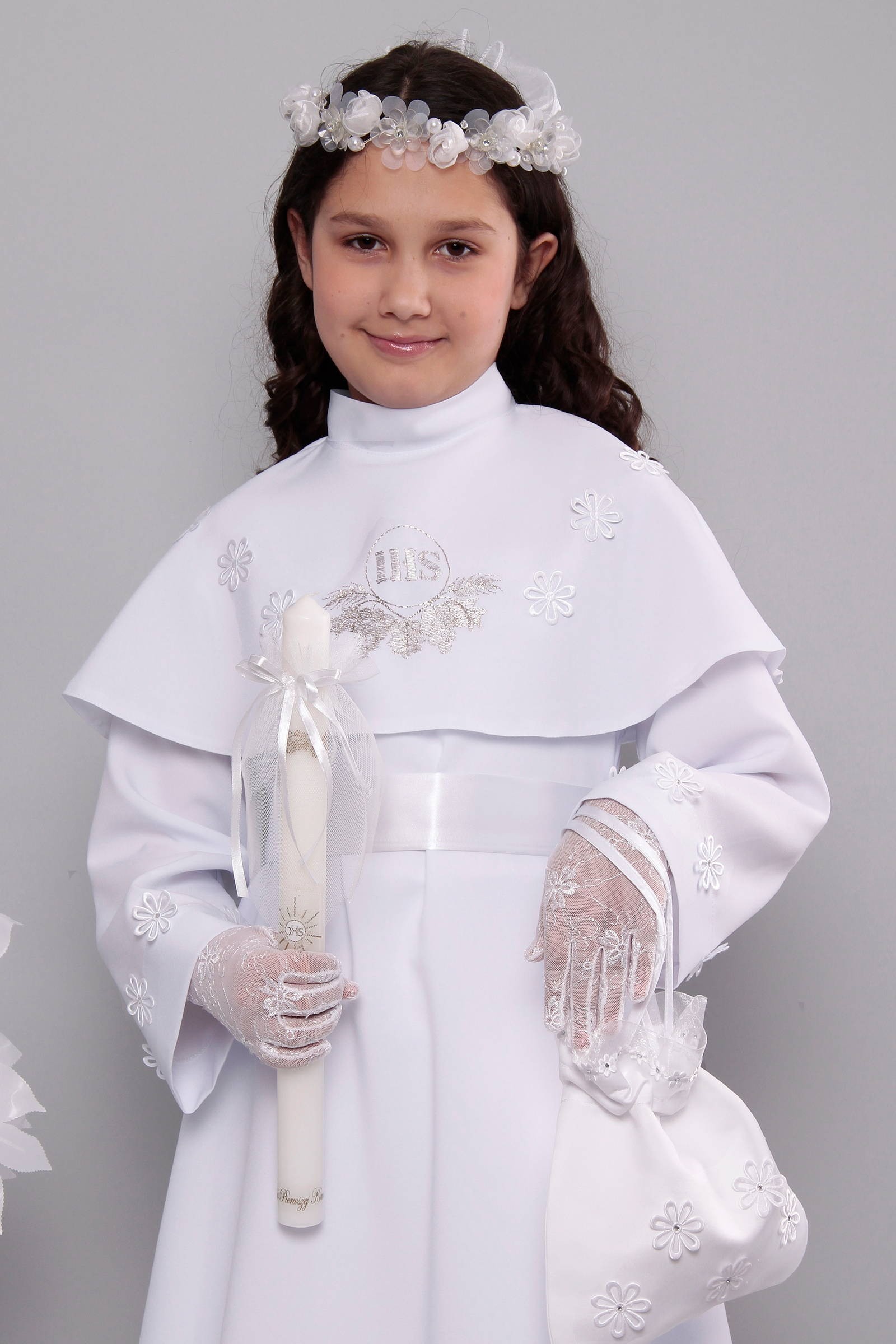 Alba komunijna 19/RS - sukieneczkowa - niestandardowy - obraz 0