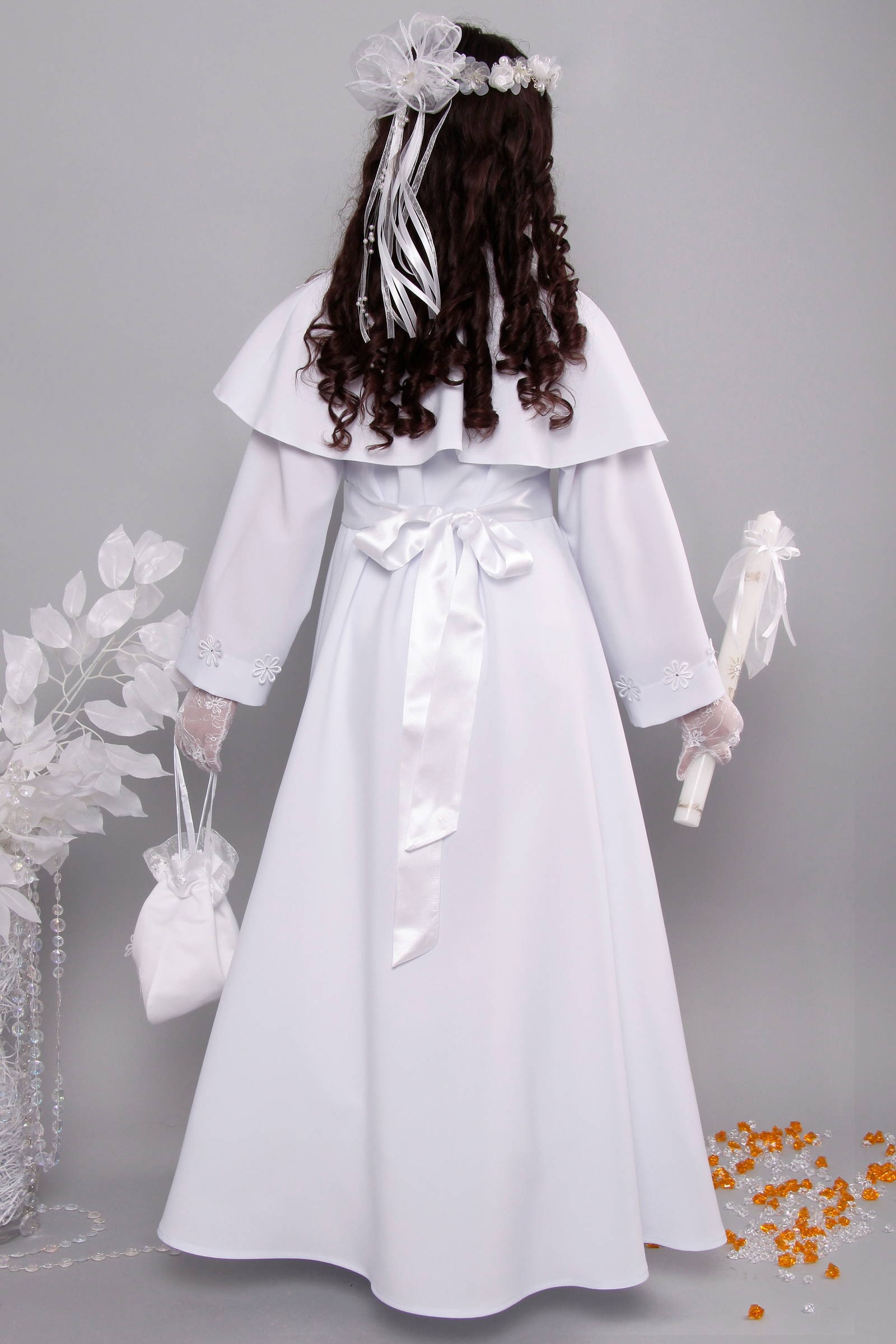 Alba komunijna 19/RS - sukieneczkowa - niestandardowy - obraz 6