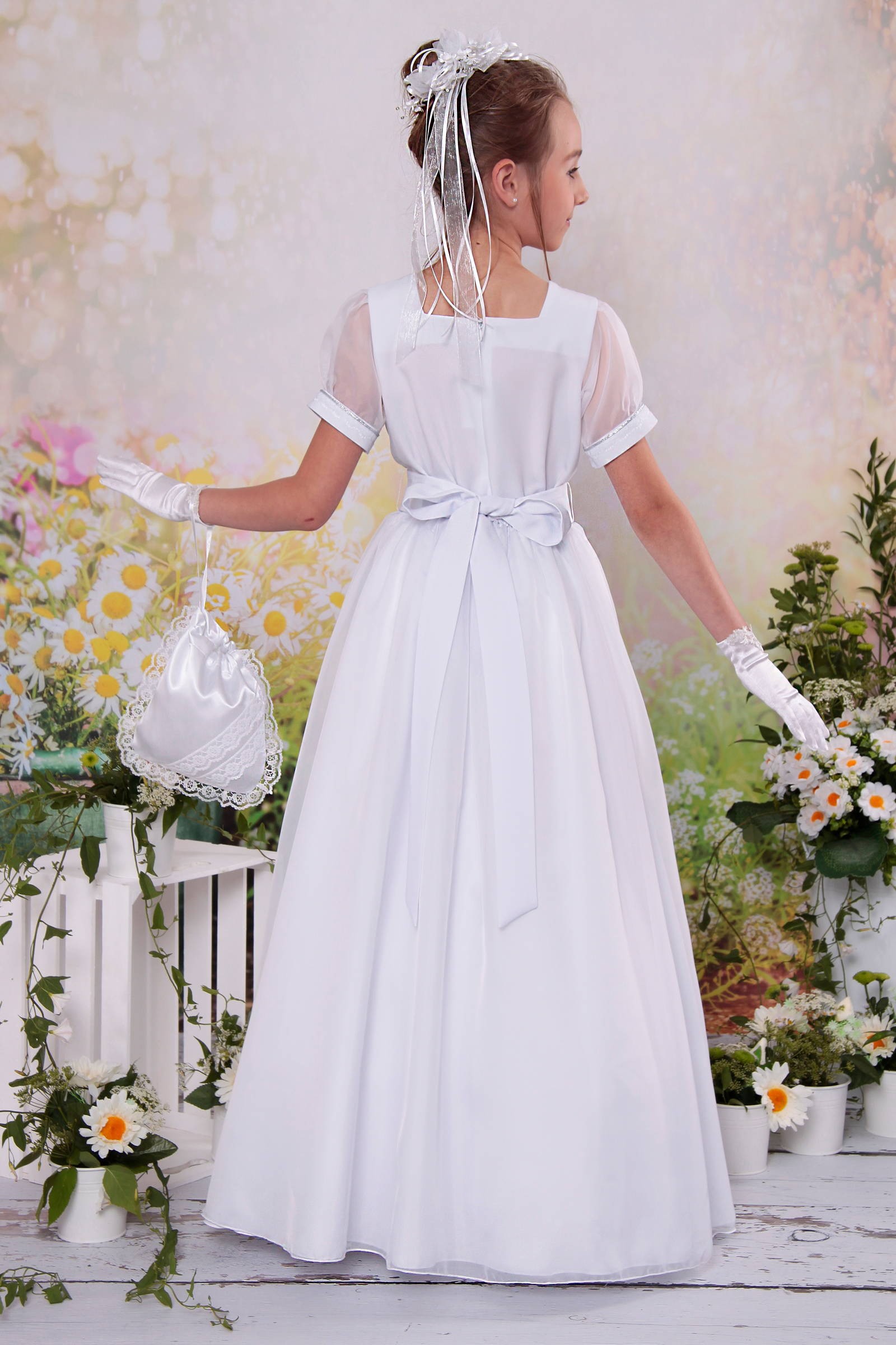 Sukienka komunijna klasyczna 26/SK - obraz 6