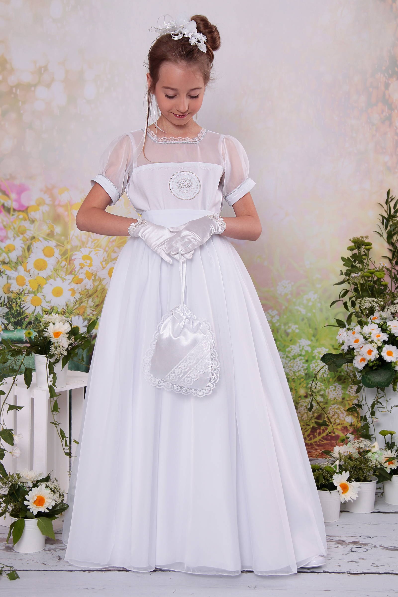 Sukienka komunijna klasyczna 26/SK - obraz 4