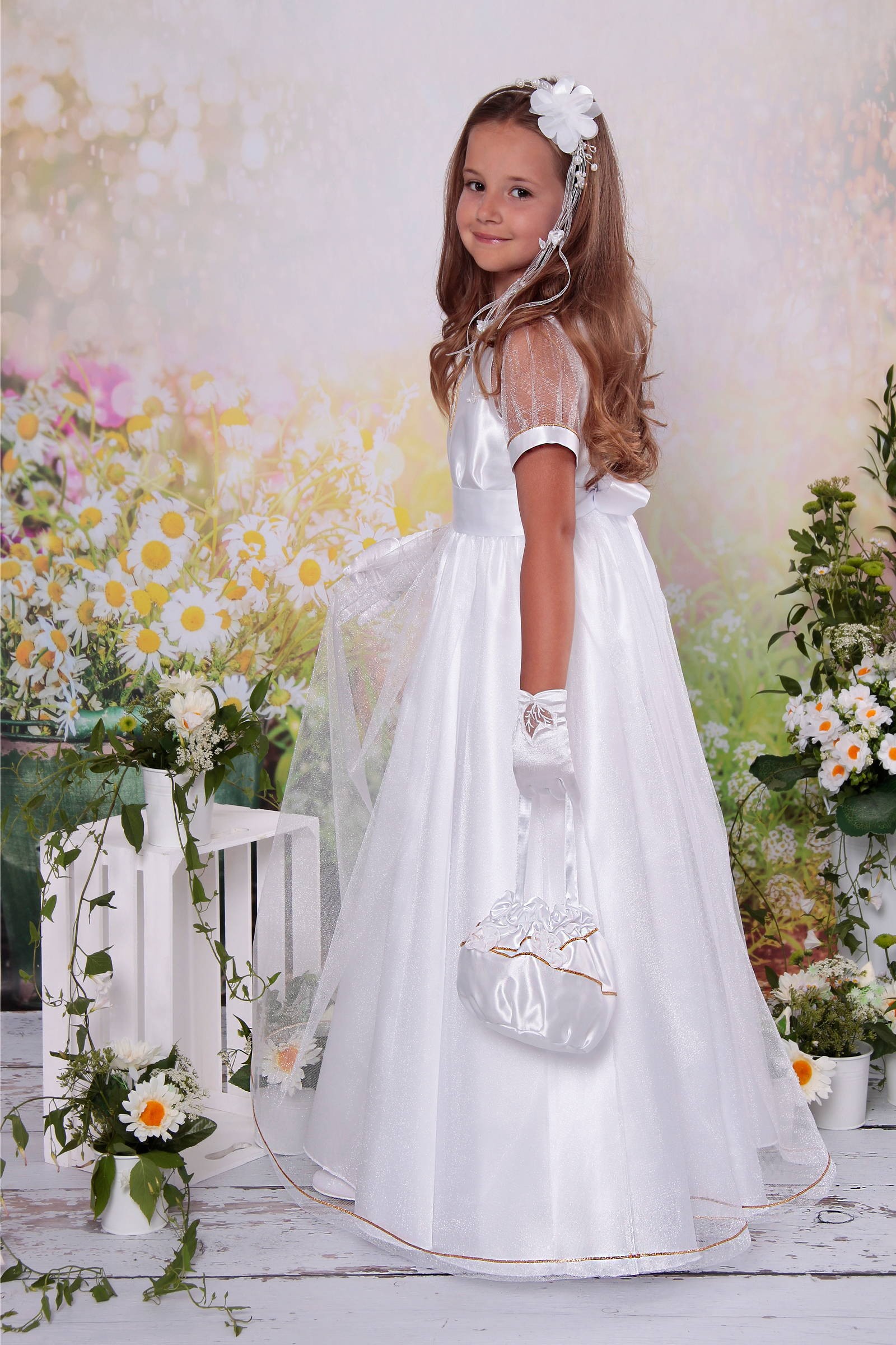 Sukienka komunijna klasyczna 23/SK - obraz 5