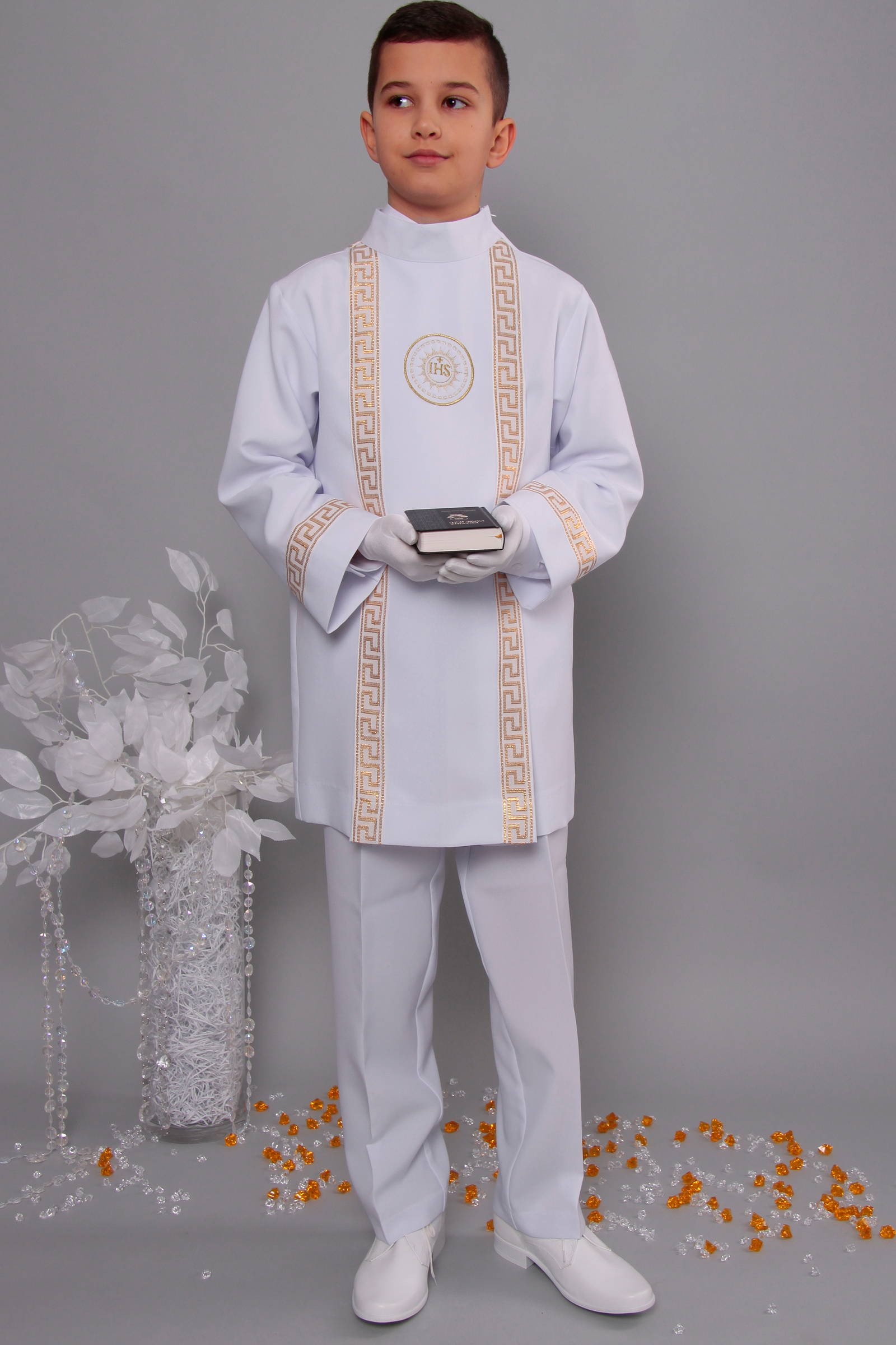 Alba komunijna 2b/AK - krótka - niestandardowy - obraz 1