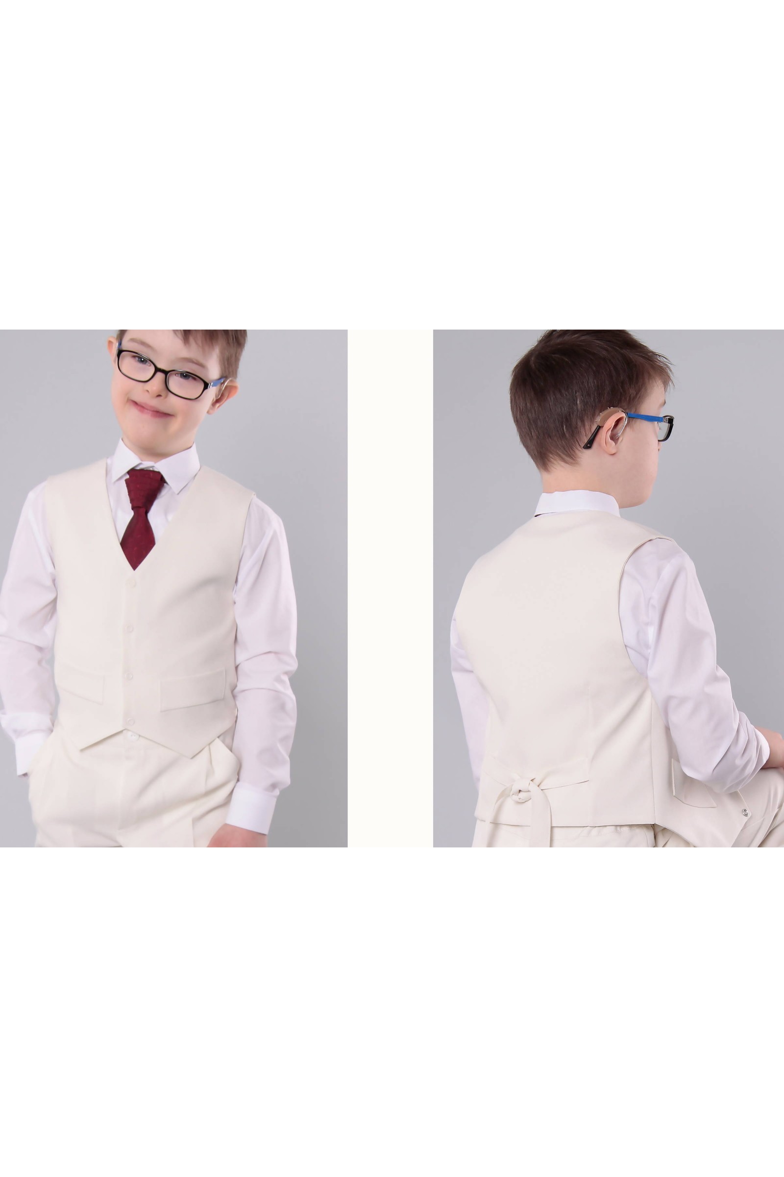 Garnitur komunijny - Komplet GR/3 kremowy - niestandardowy - obraz 2