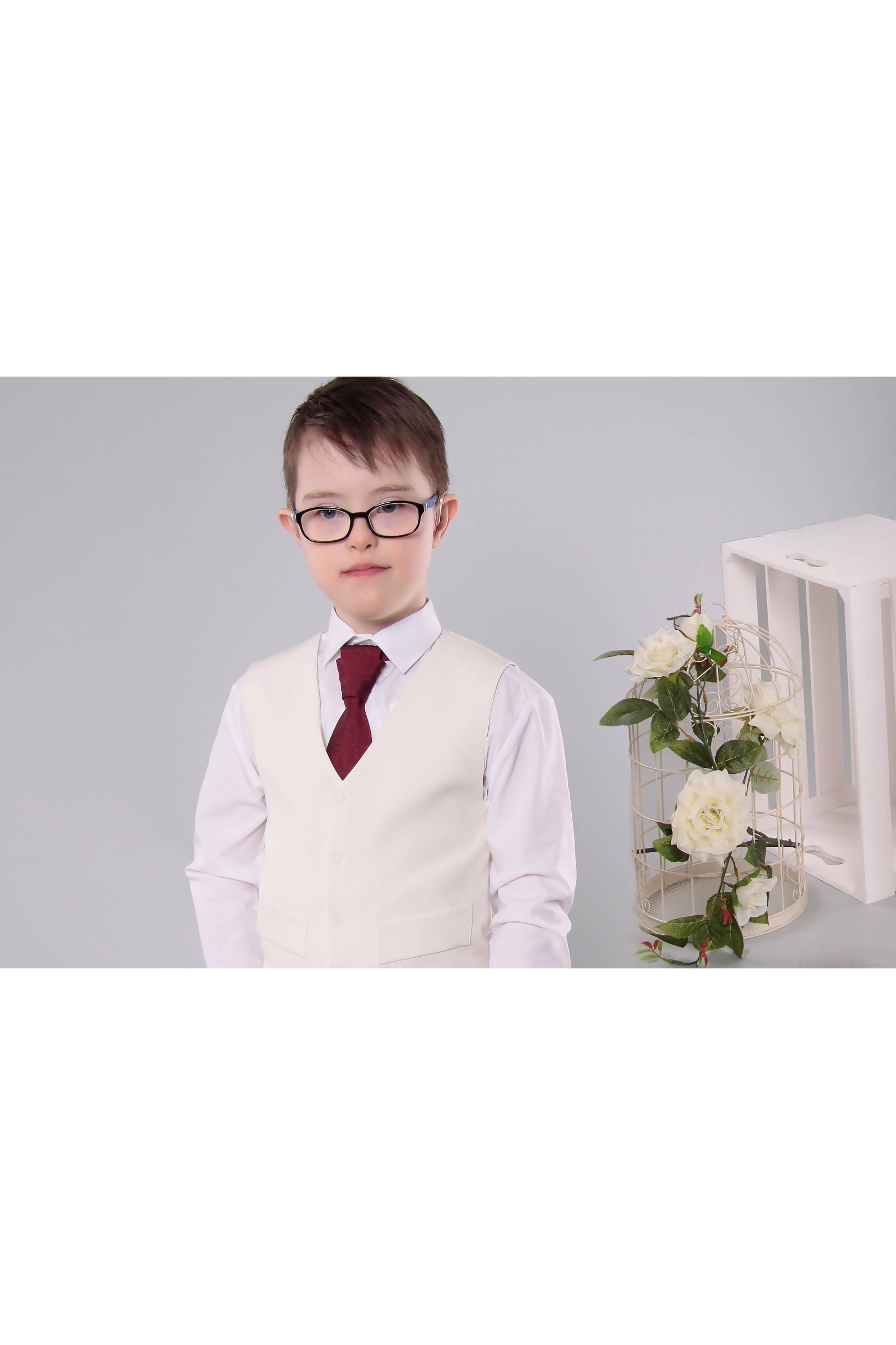 Garnitur komunijny - Komplet GR/3 kremowy - niestandardowy - obraz 3