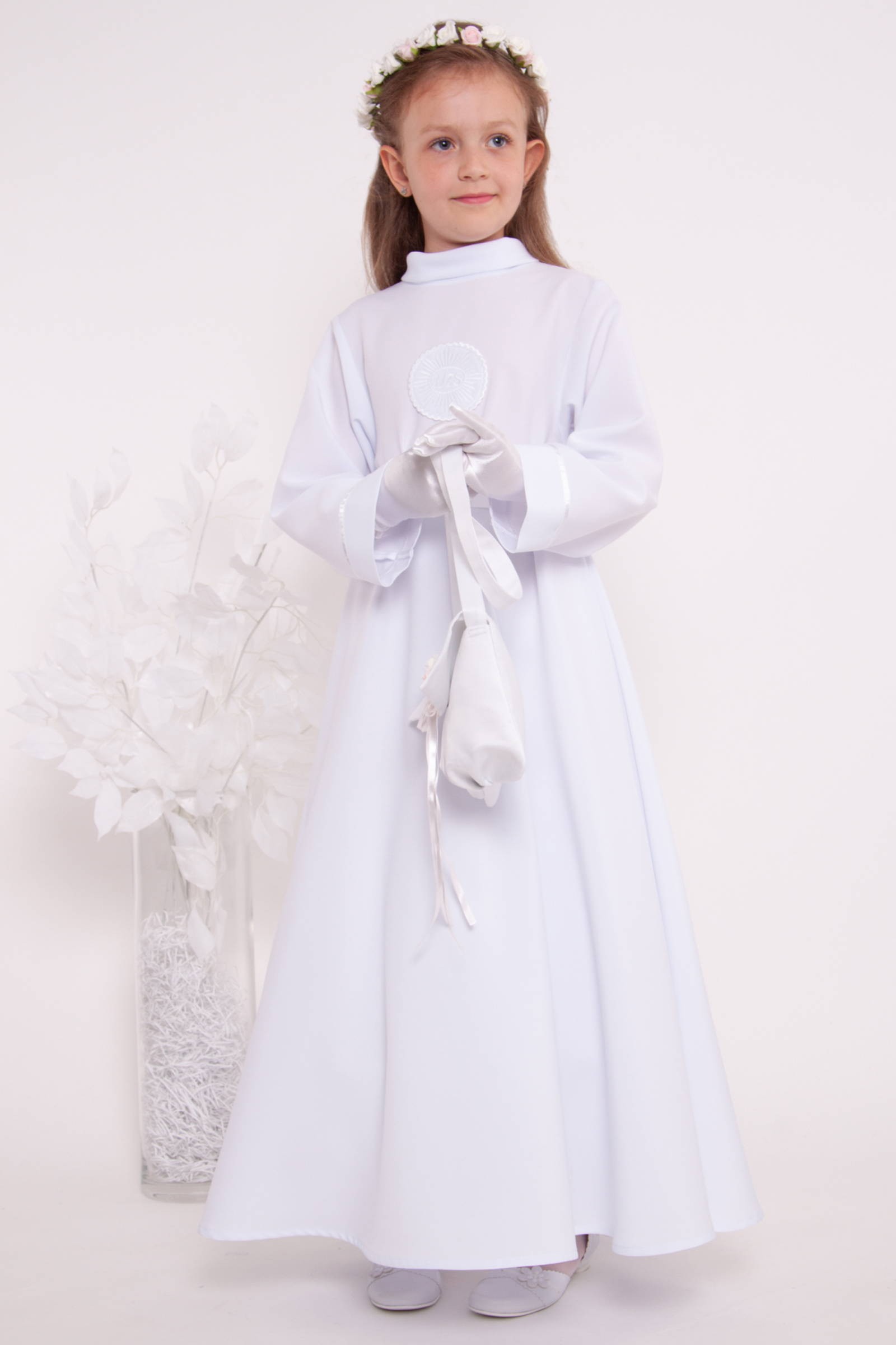 Alba komunijna 2/RS - sukieneczkowa - obraz 2