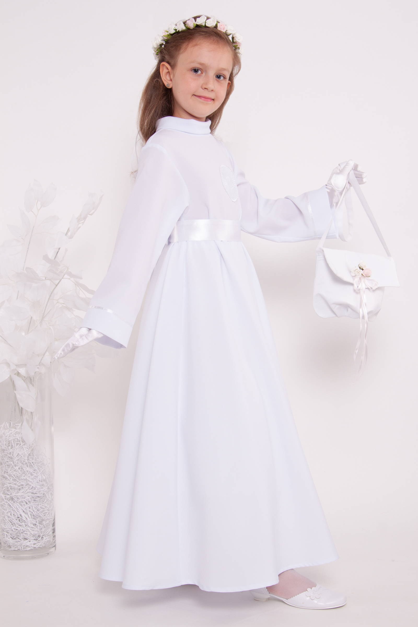 Alba komunijna 2/RS - sukieneczkowa - obraz 4