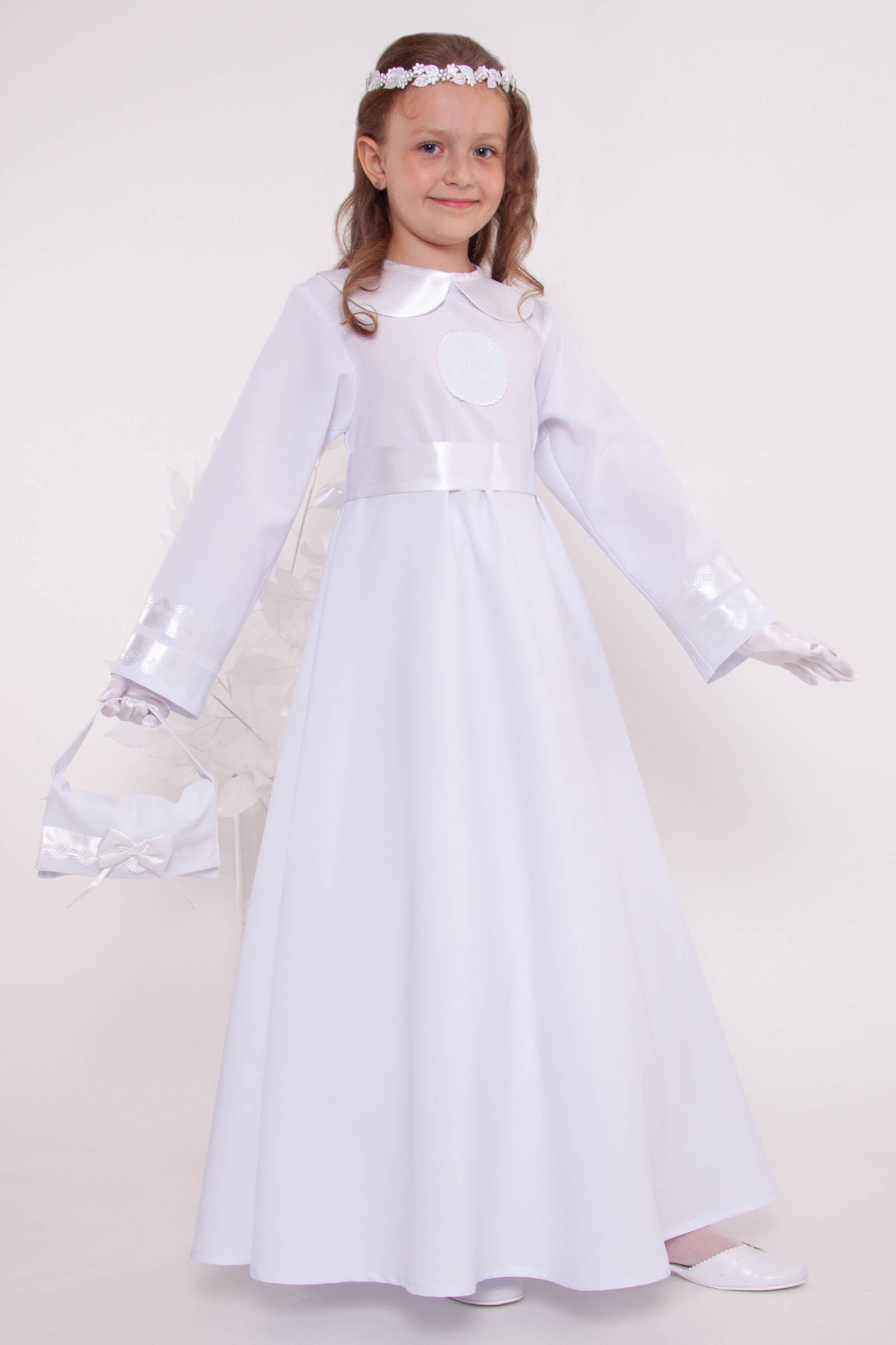 Alba komunijna 9/RS - sukieneczkowa - obraz 3