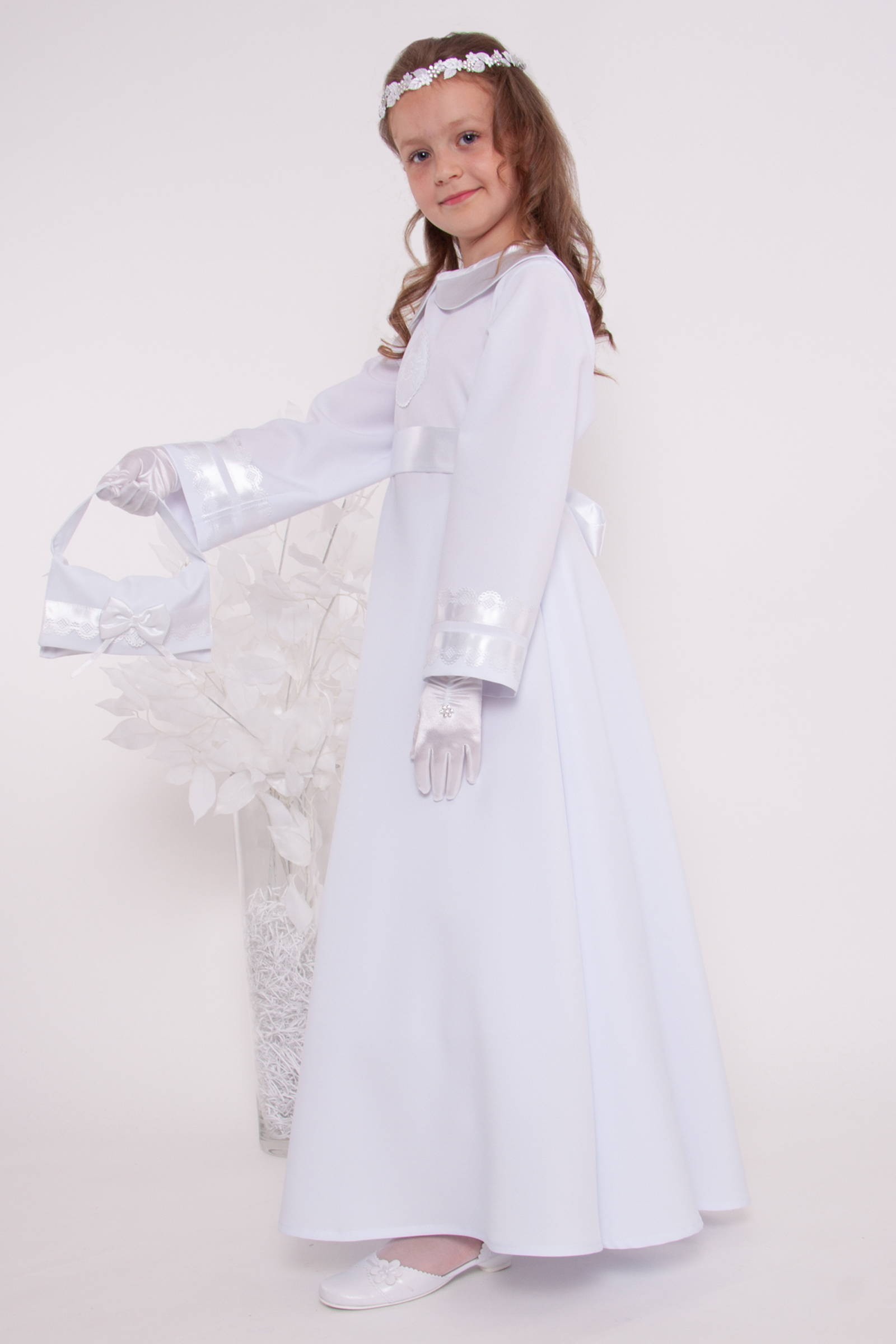 Alba komunijna 9/RS - sukieneczkowa - obraz 5