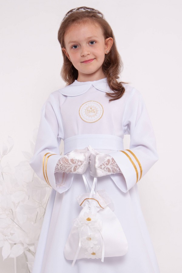 Alba komunijna 10/RS - sukieneczkowa