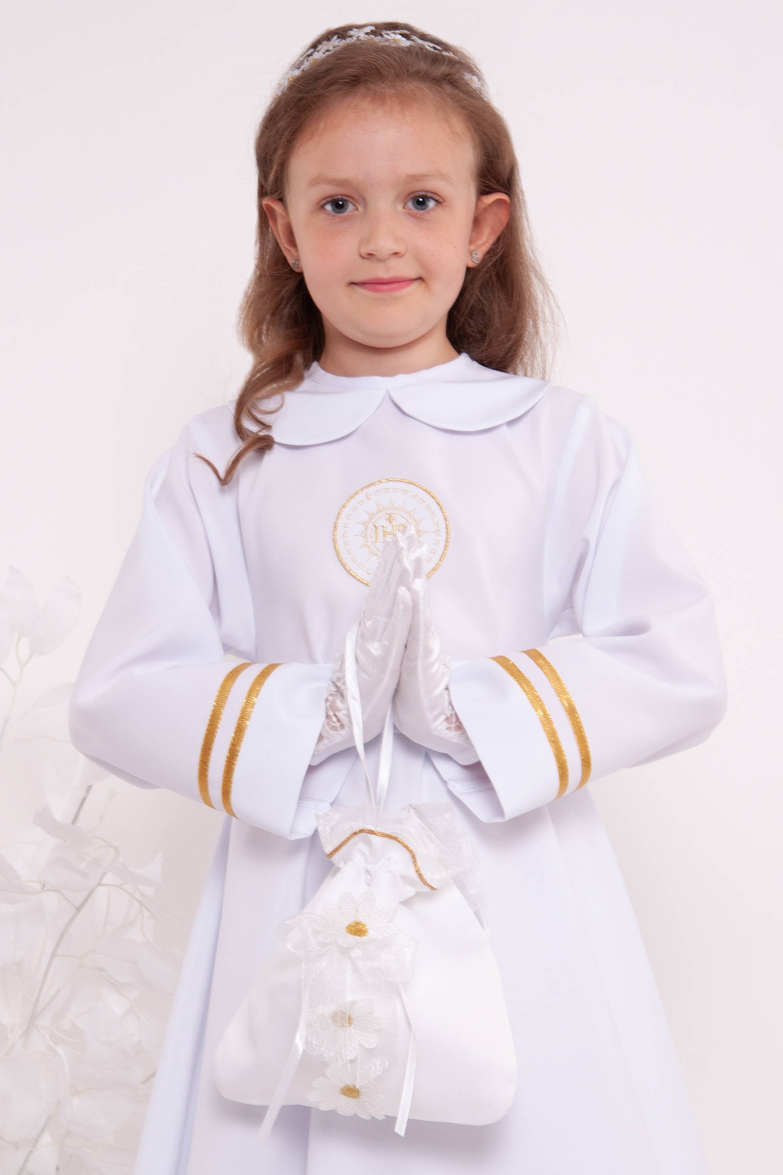 Alba komunijna 10/RS - sukieneczkowa - obraz 1