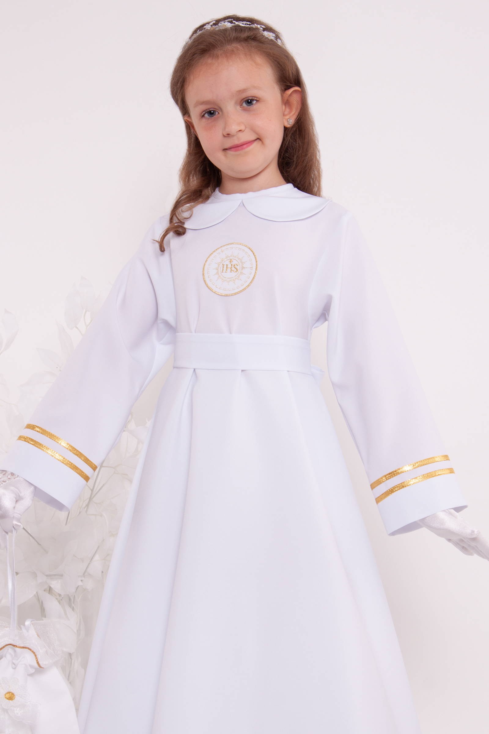 Alba komunijna 10/RS - sukieneczkowa - obraz 3