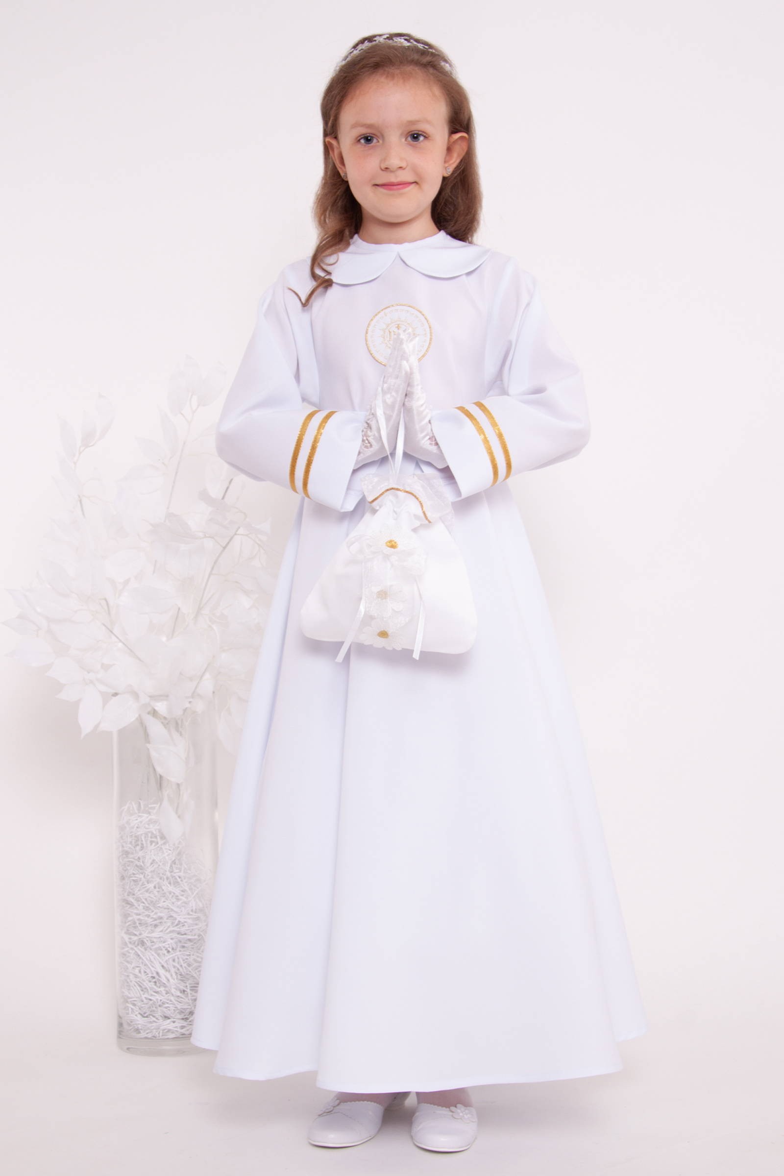 Alba komunijna 10/RS - sukieneczkowa - obraz 4