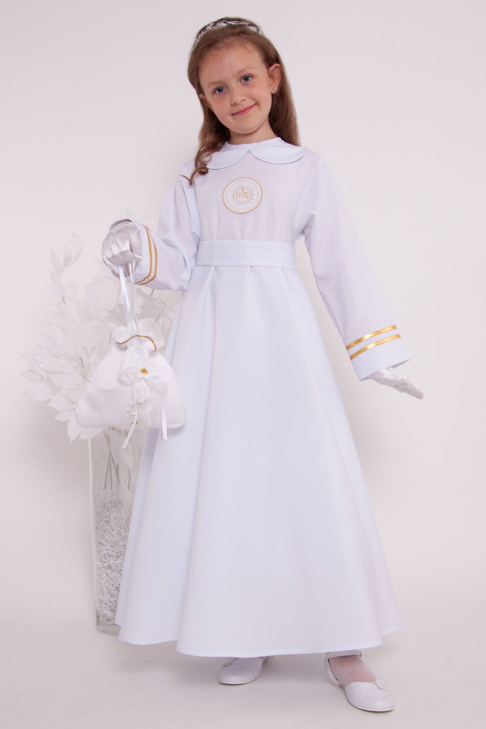 Alba komunijna 10/RS - sukieneczkowa - obraz 5