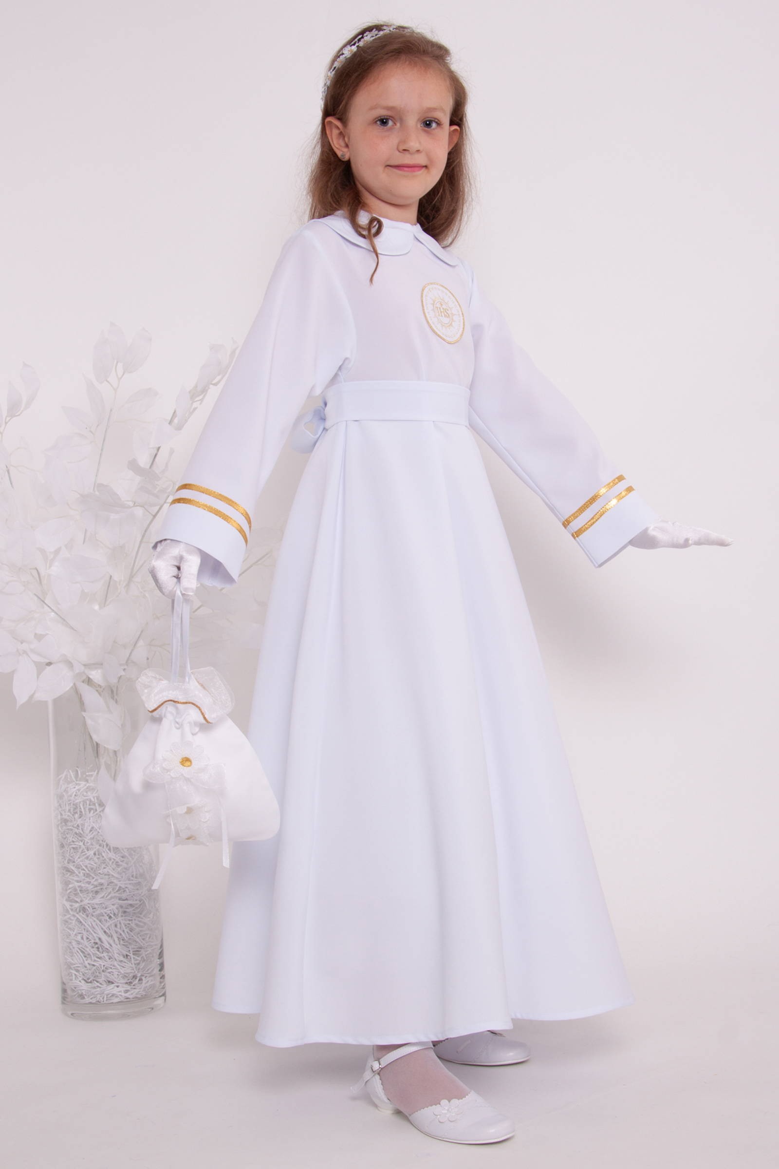 Alba komunijna 10/RS - sukieneczkowa - obraz 6
