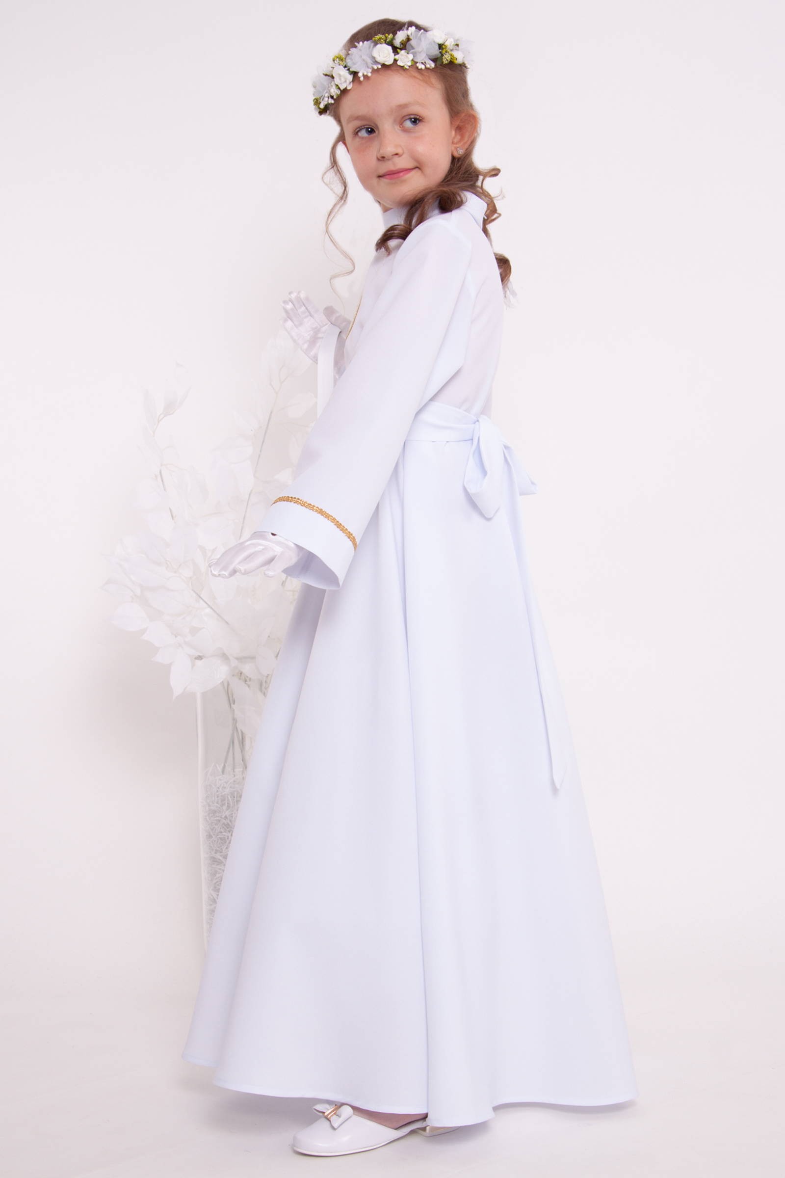 Alba komunijna 15/RS - sukieneczkowa - obraz 4