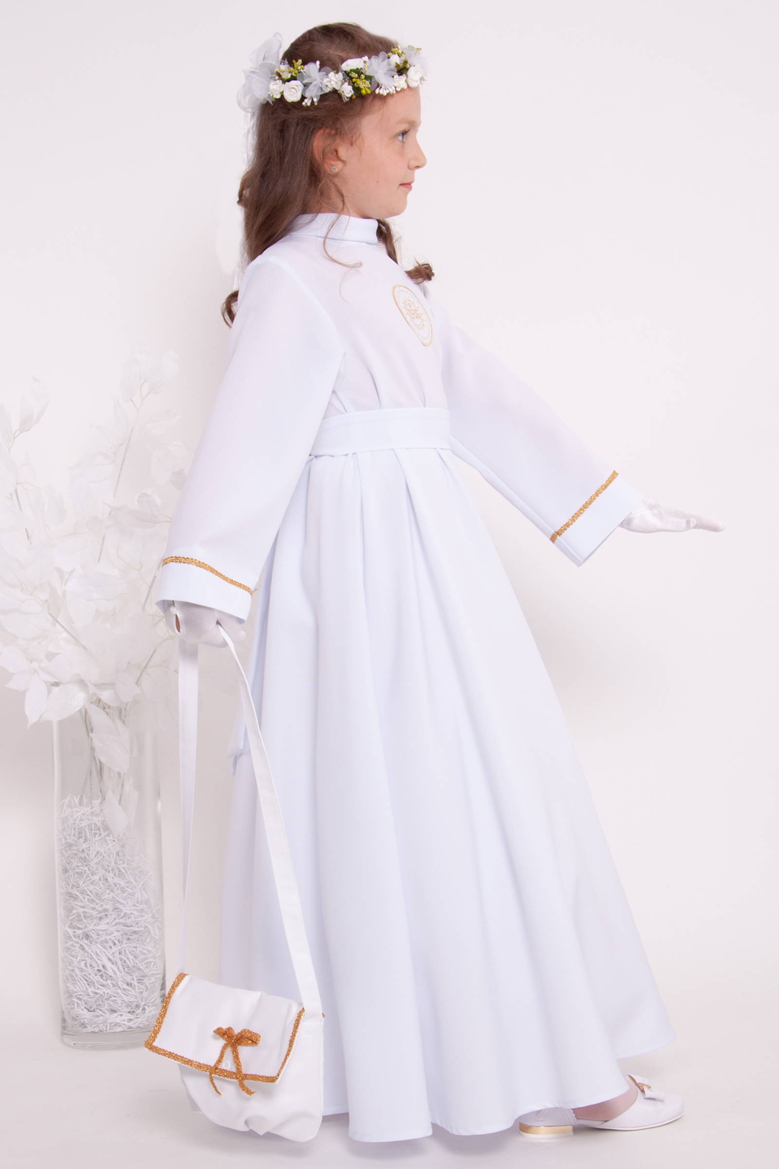 Alba komunijna 15/RS - sukieneczkowa - obraz 5