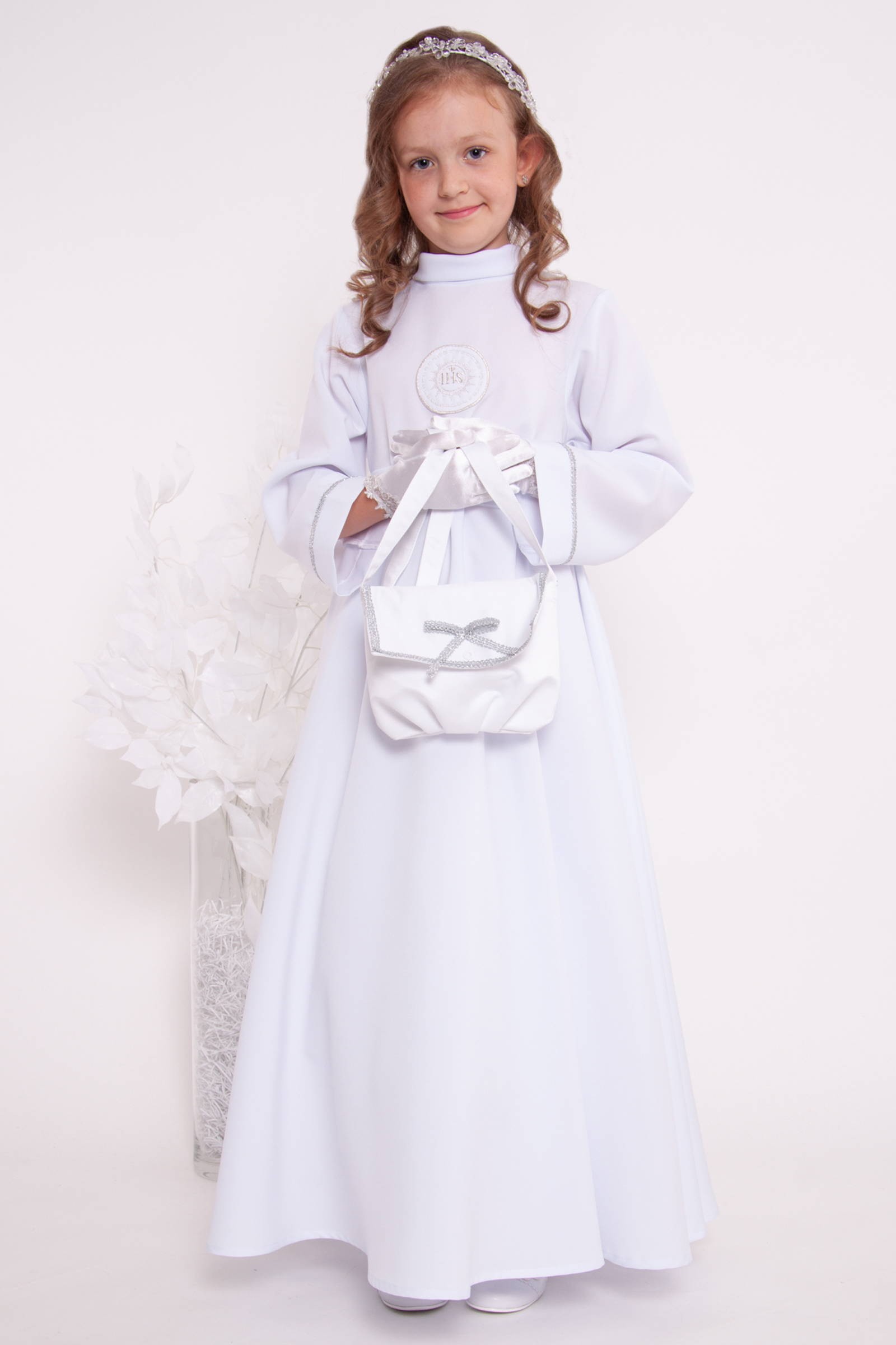 Alba komunijna 18/RS - sukieneczkowa - obraz 1