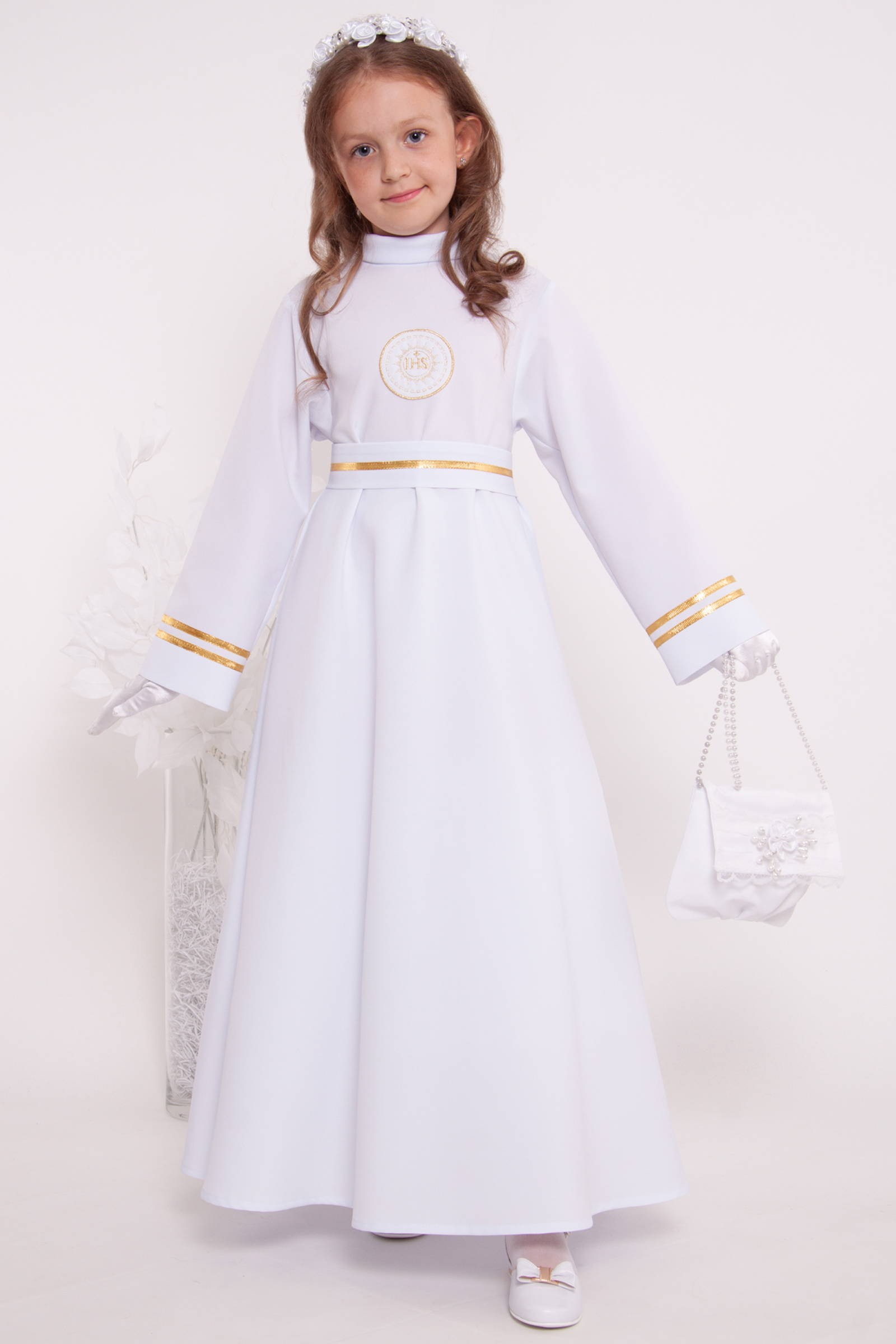 Alba komunijna 21/RS - sukieneczkowa - obraz 3