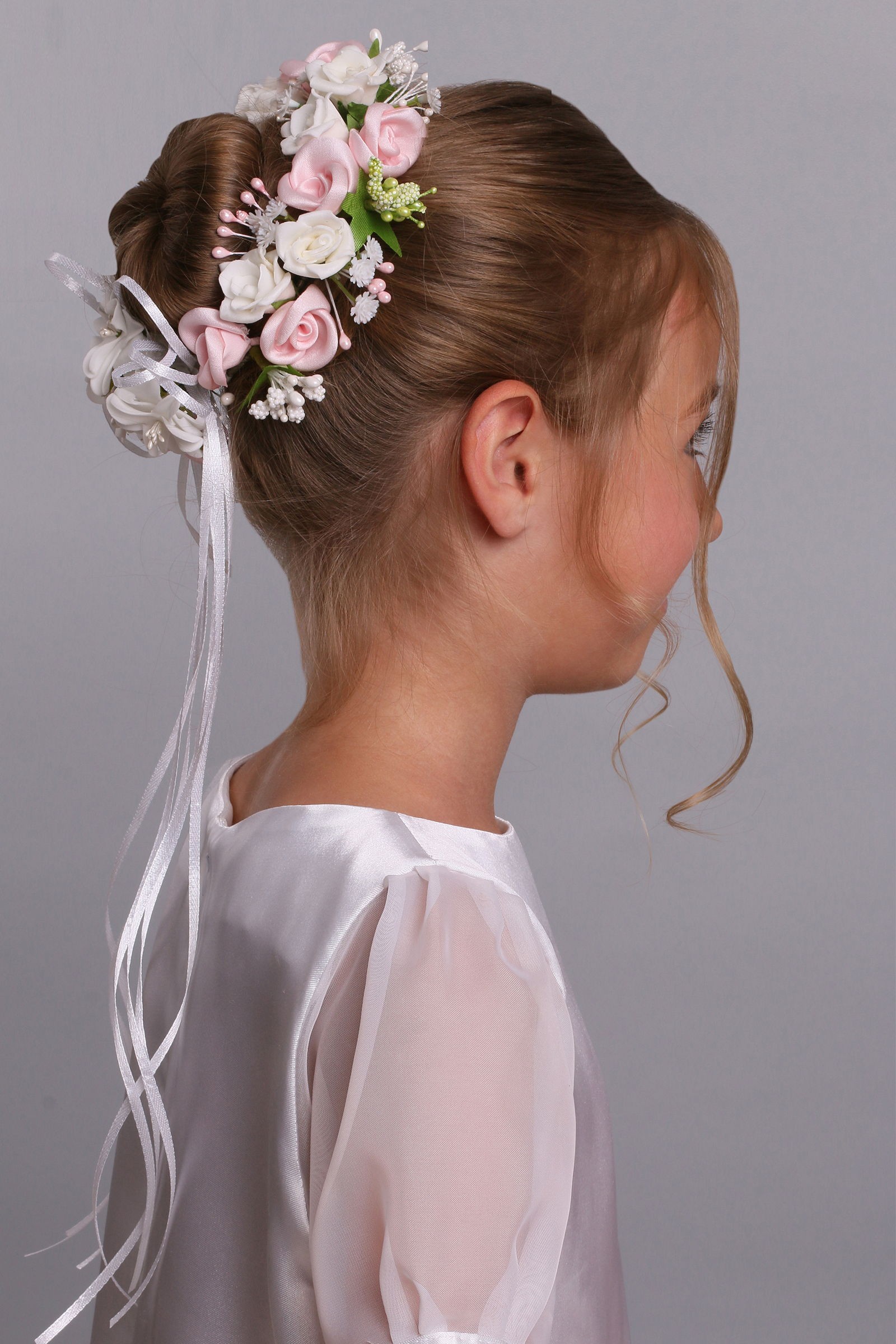 Wianek komunijny jak żywy na koczek WŻK10 - obraz 1