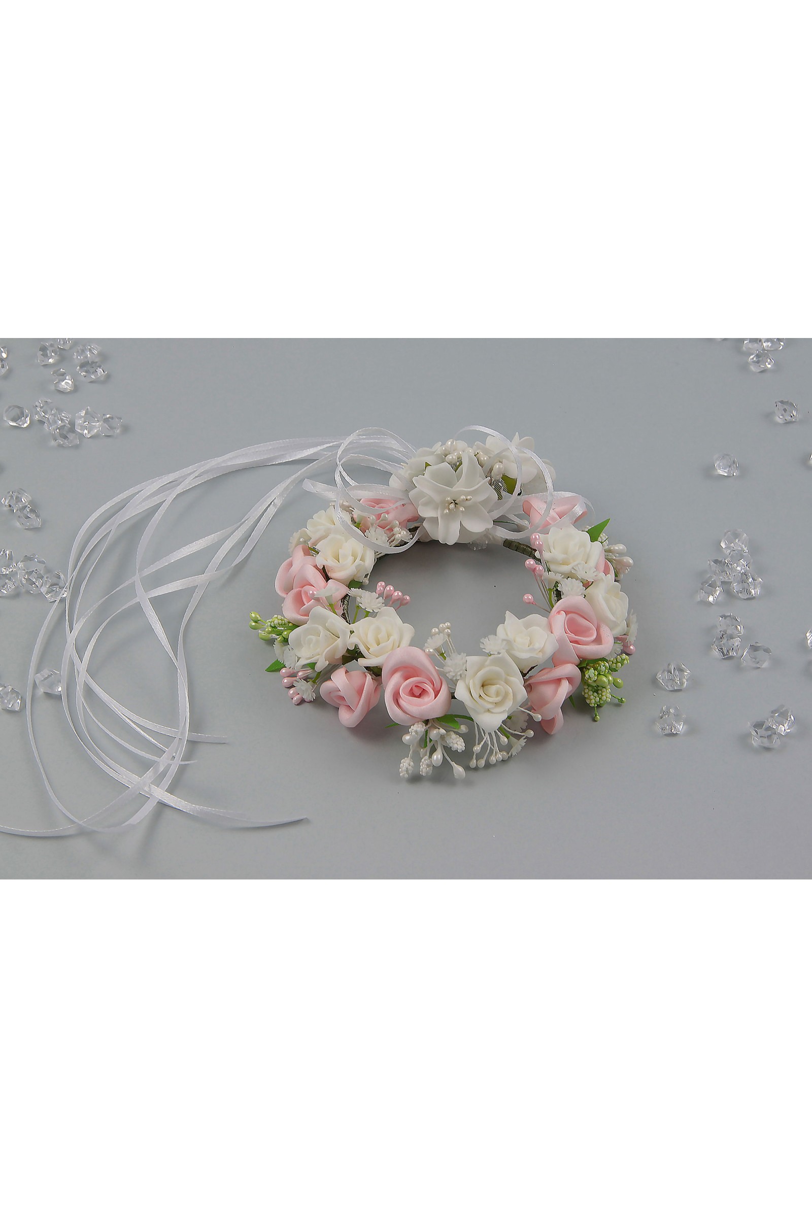 Wianek komunijny jak żywy na koczek WŻK10 - obraz 4