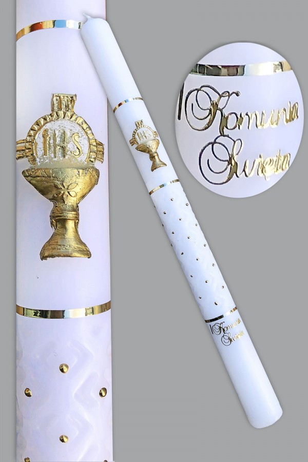 Świeca komunijna KR6