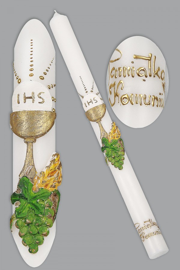 Świeca komunijna KR19a
