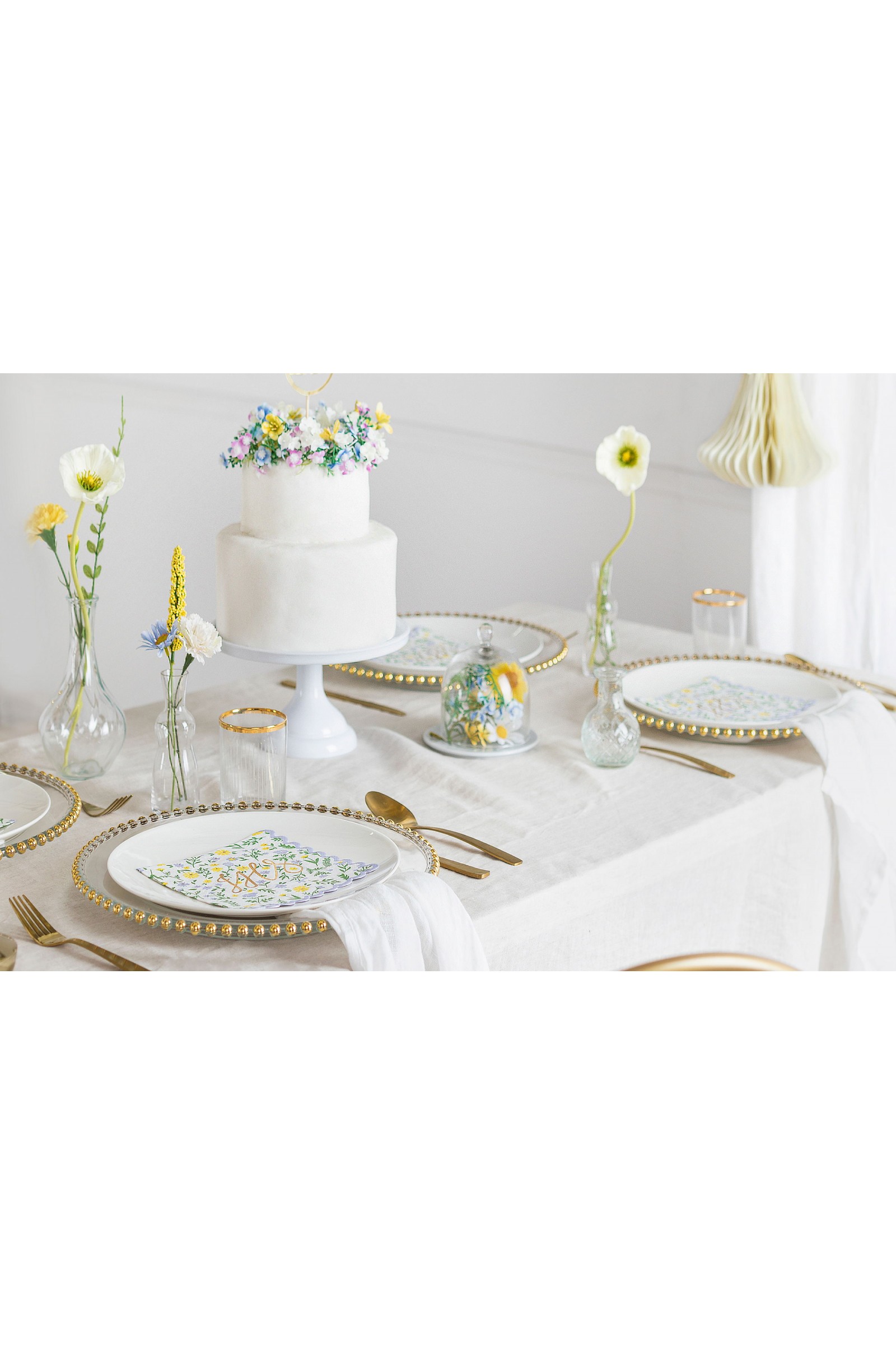 Serwetki komunijne 9 - Motyw łączka i złote Literki - obraz 5