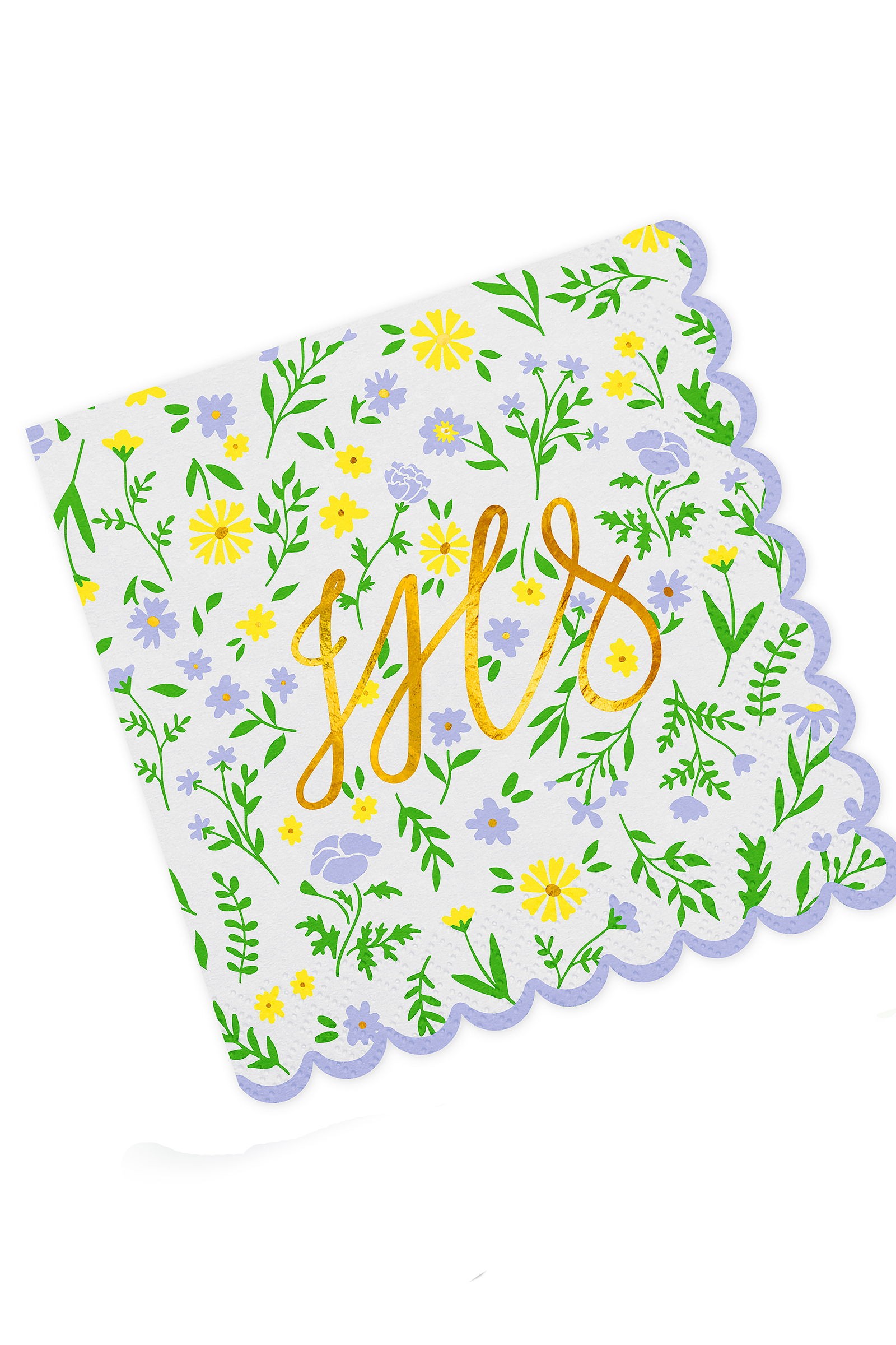 Serwetki komunijne 9 - Motyw łączka i złote Literki - obraz 6