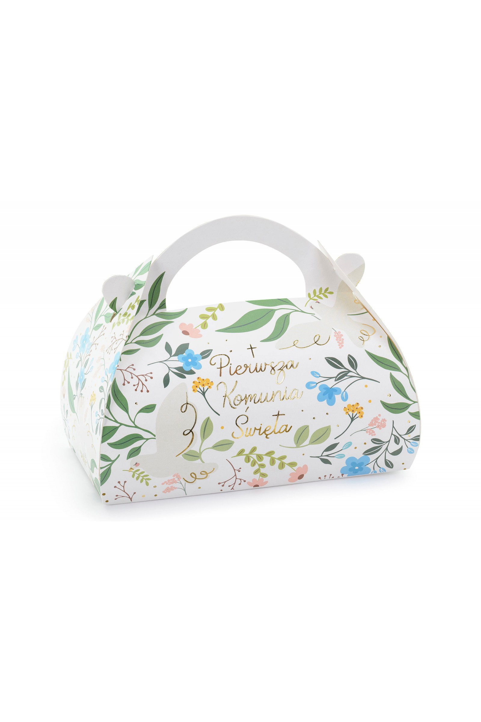 Pudełko na ciasto komunijne Wiosna - obraz 1