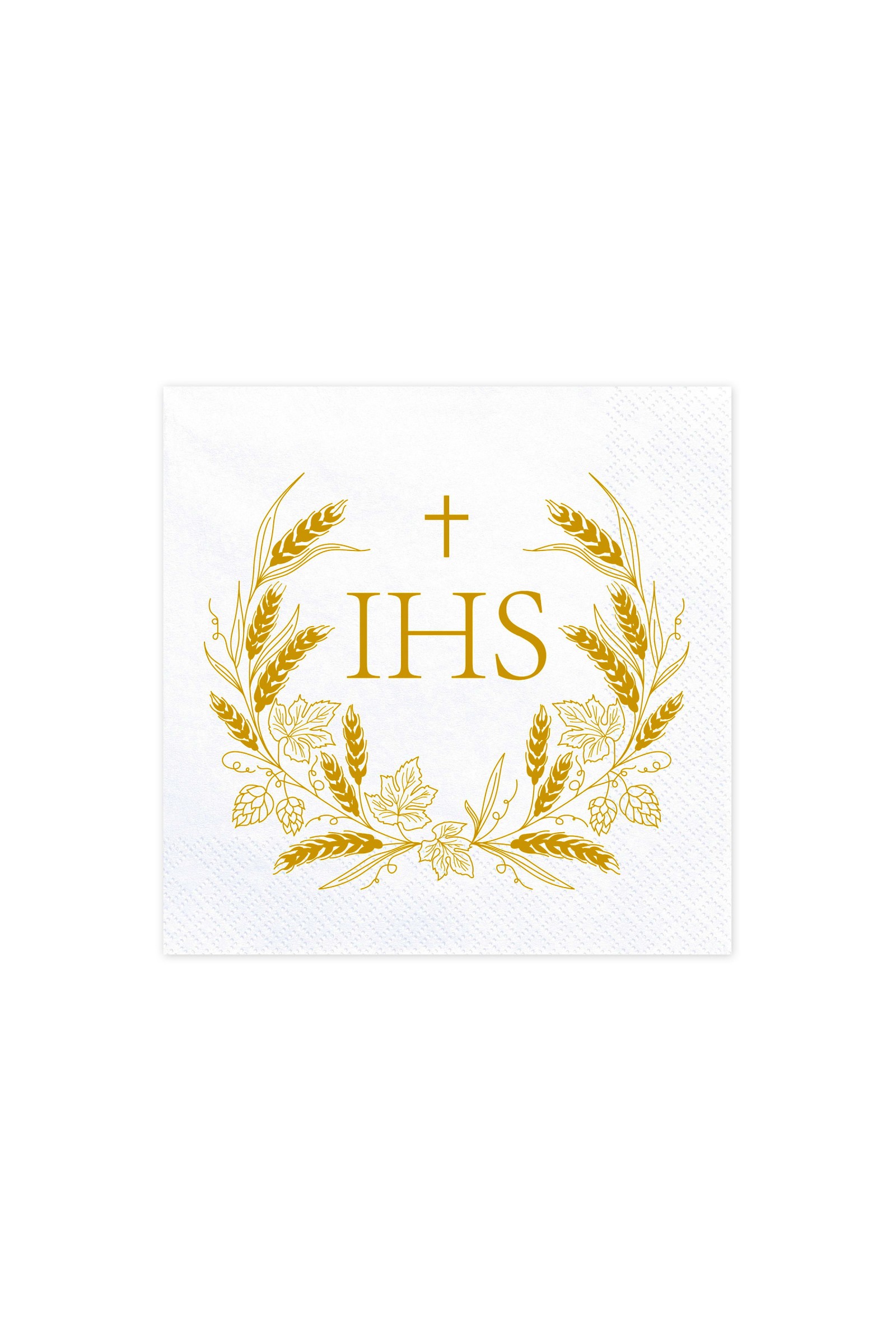Serwetki komunijne 11 - Motyw złote kłosy - obraz 1