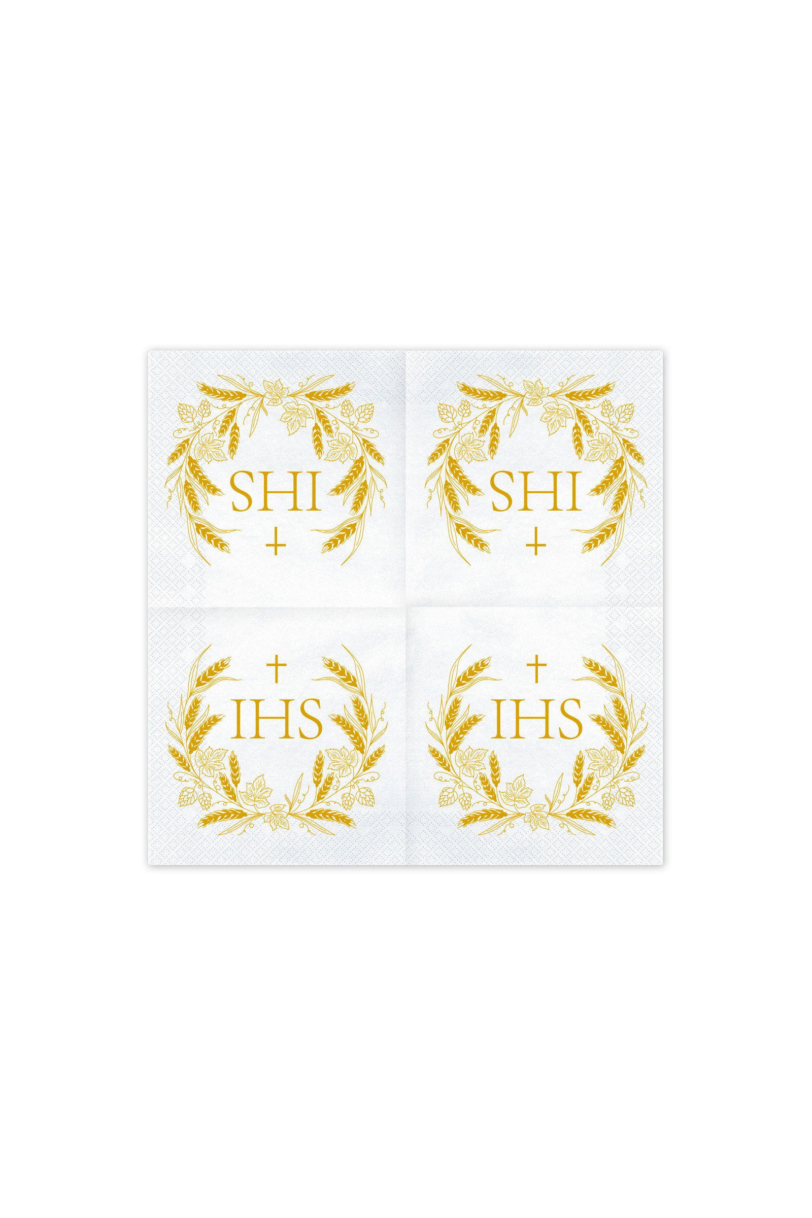 Serwetki komunijne 11 - Motyw złote kłosy - obraz 3