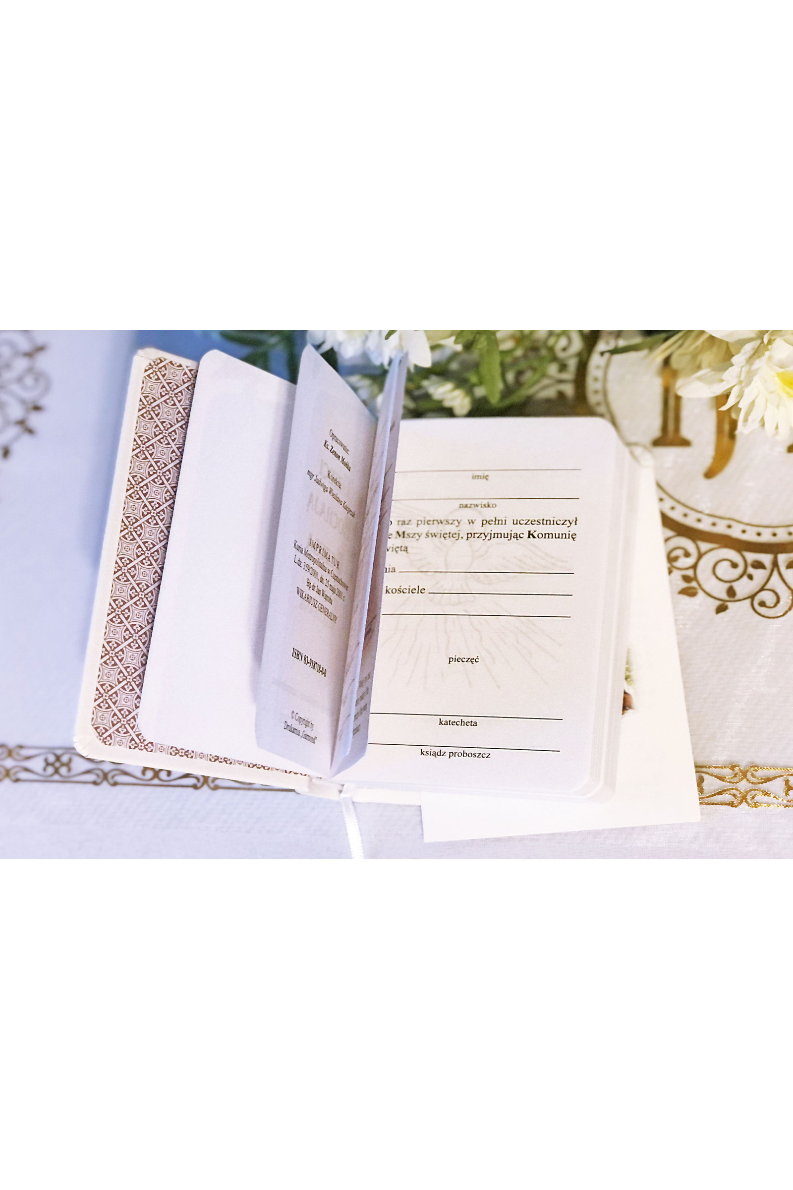 Książeczka komunijna MPK 10/biała - obraz 4