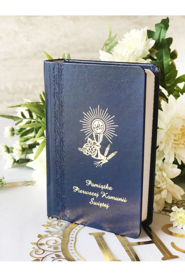 Książeczka komunijna MPK 10/granatowa